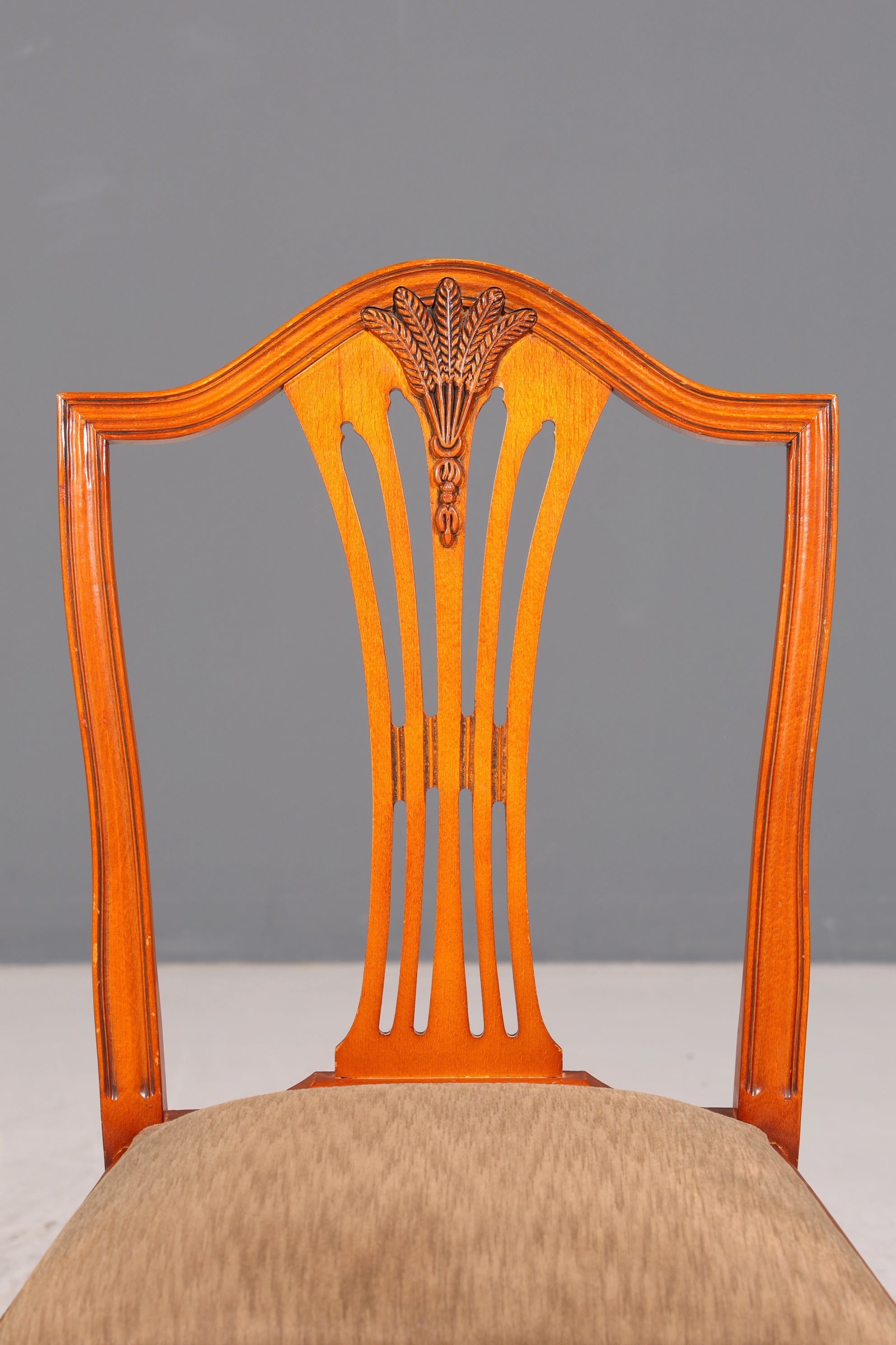 4x Wunderschöne Englische Stühle im Hepplewithe Stil Englisch Dining Chairs Küchenstühle Stuhlset