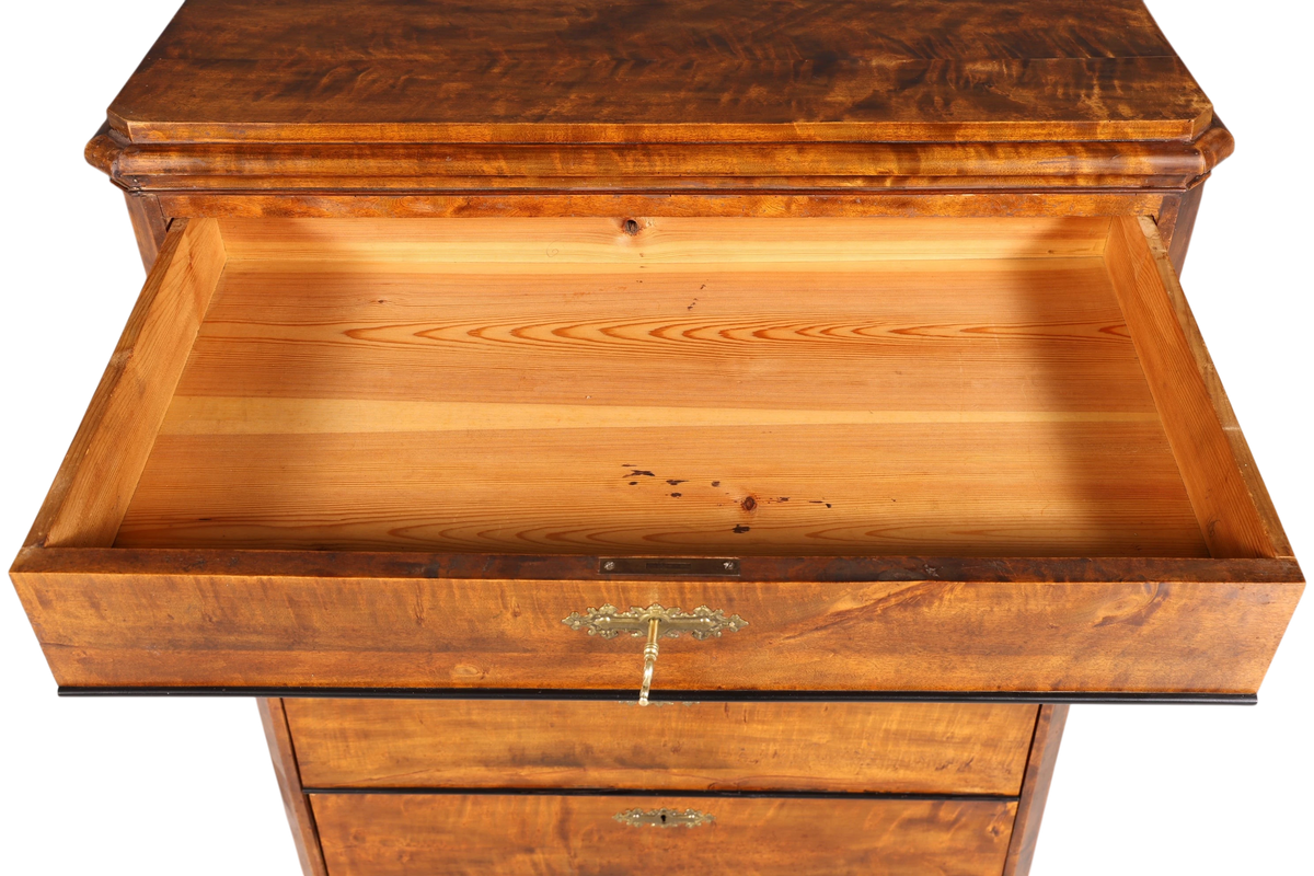 Wunderschöne Louis Philippe Kommode Gründerzeit Vertiko Schubladen Kommode um 1880