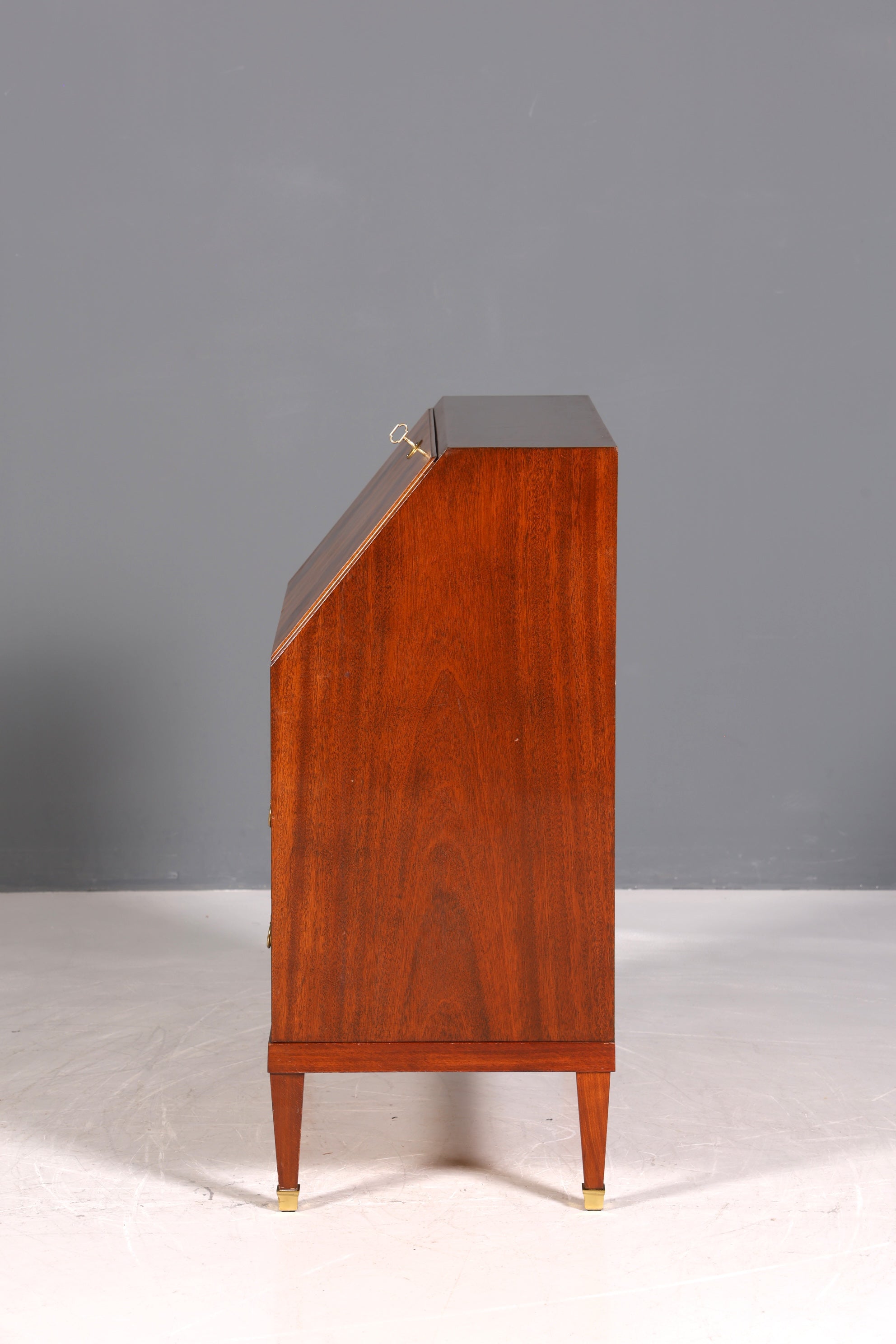 Stylish English-style secretary desk, office chest of drawers, writing desk, secretary chest