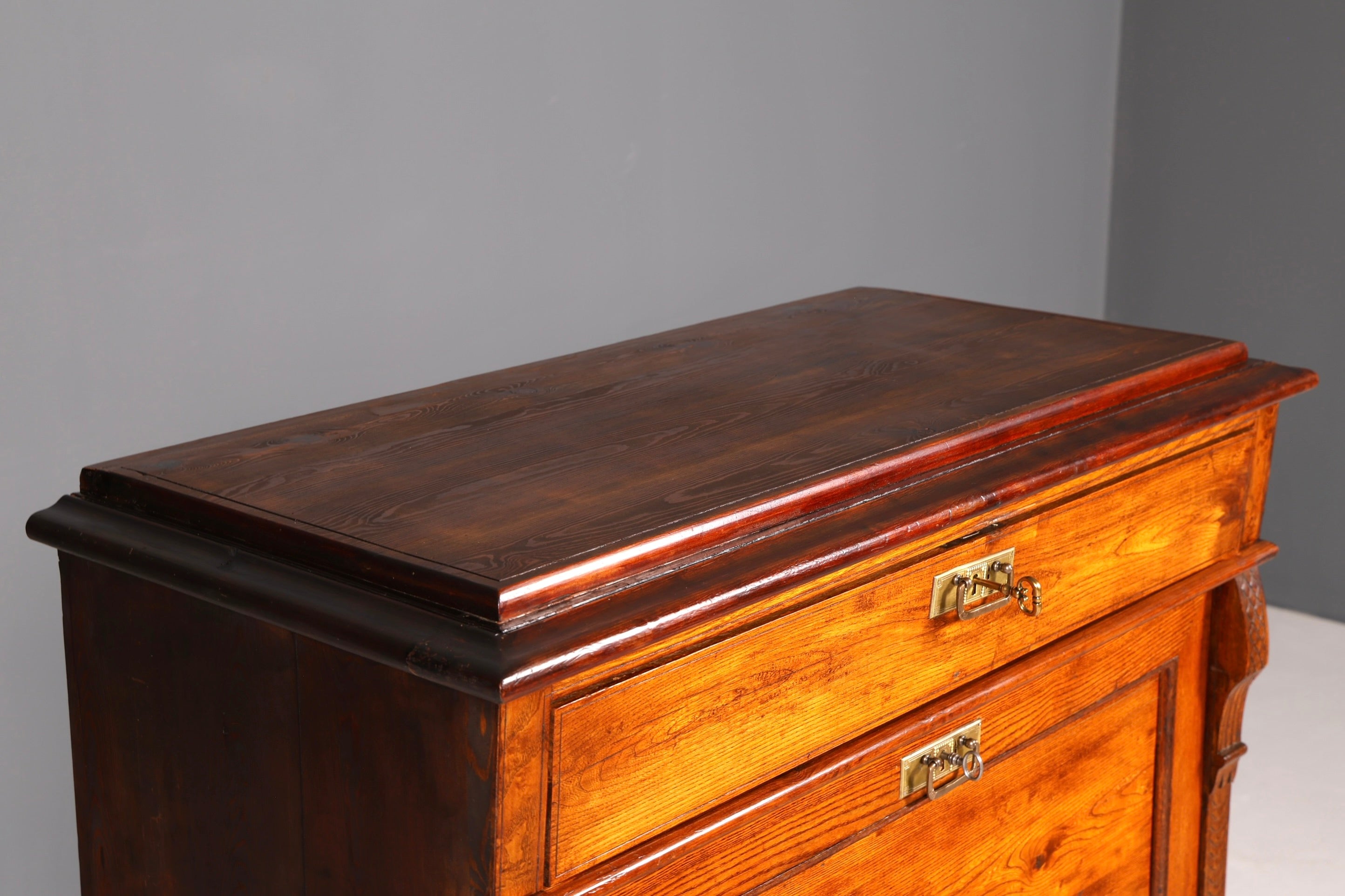 !Wunderschöner Gründerzeit Sekretär Vertiko Highboard Louis Philippe Kommode um 1880