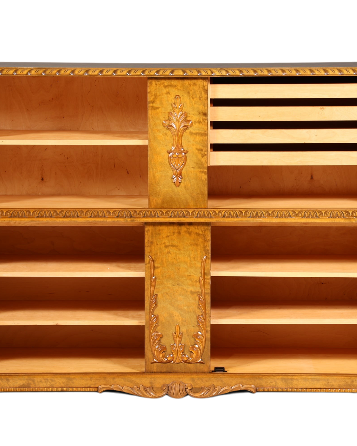 Traumhafter Chippendale Schrank Barock Stil Vertiko Highboard Englisch Antik 50s 60s Kommode