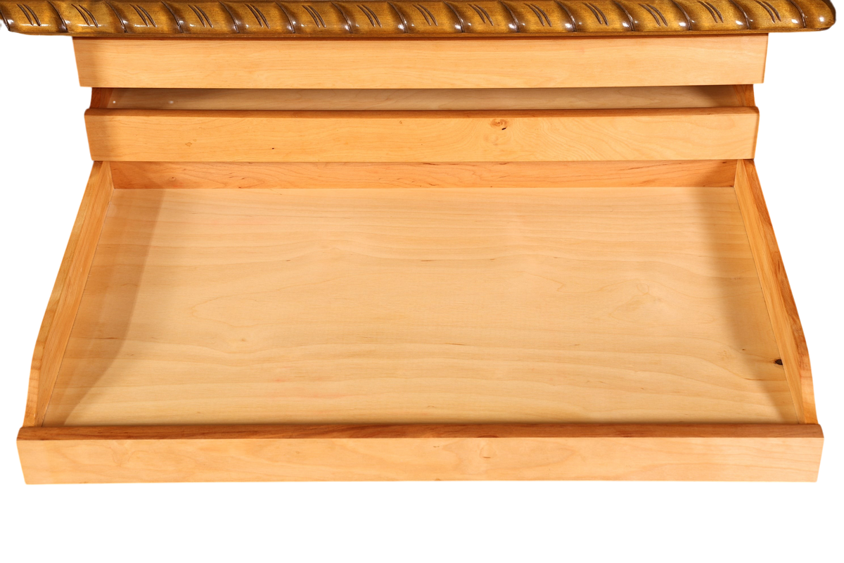 Traumhafter Chippendale Schrank Barock Stil Vertiko Highboard Englisch Antik 50s 60s Kommode