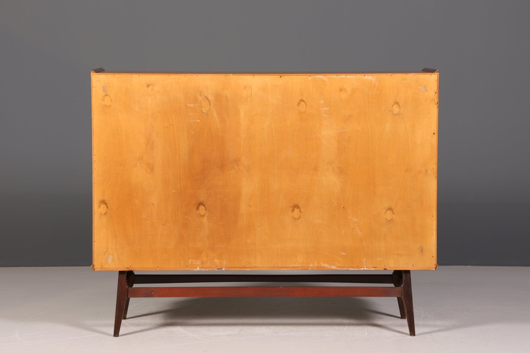 Stilvolles Mid Century Highboard Sideboard Vintage Schrank 60er Jahre Büro Kommode Aktenschrank