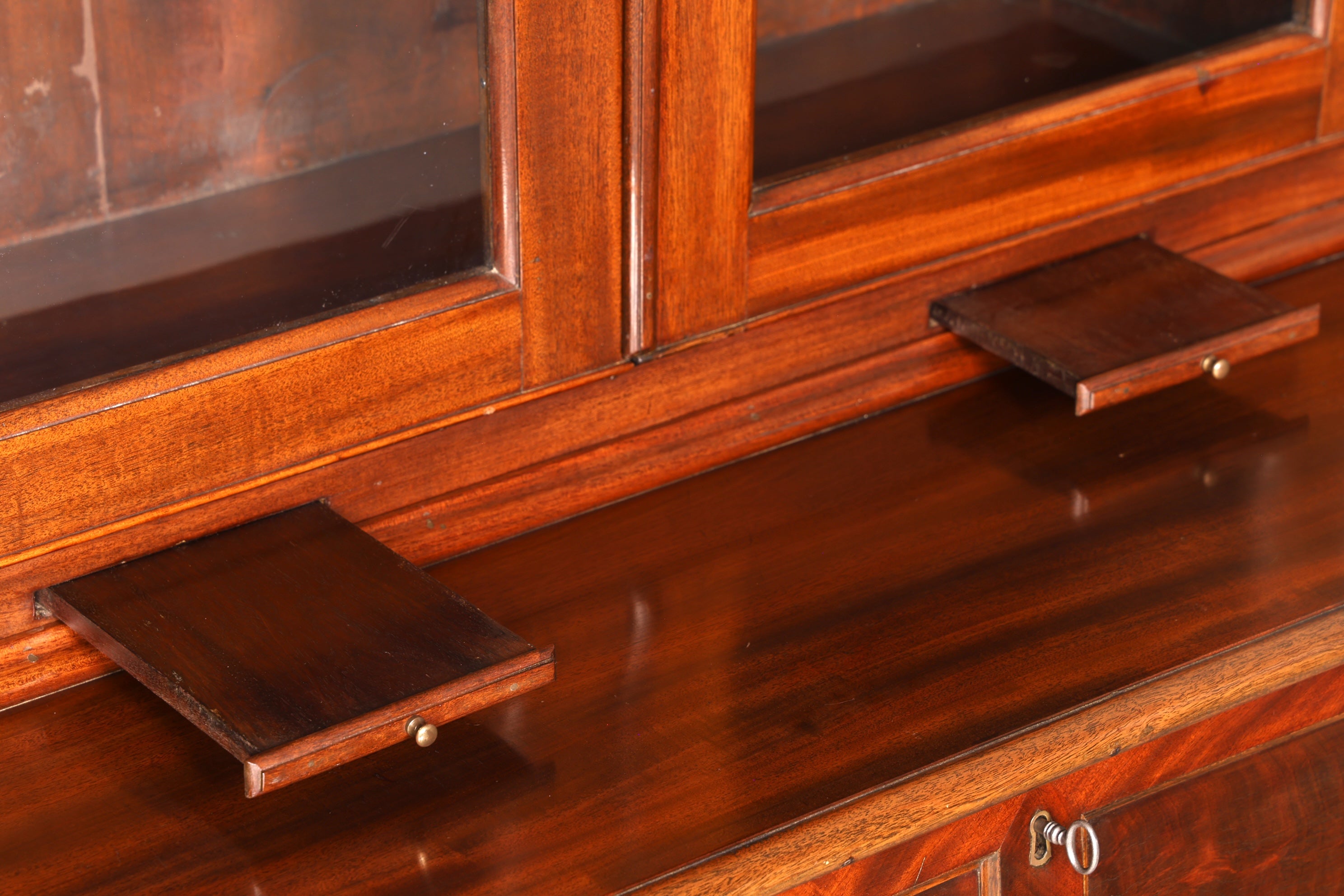 G224 Finish Wunderschöner Englischer Sekretär Büro Aufsatzsekretär Antik 60S Vitrinen Schrank UK (Kopie)