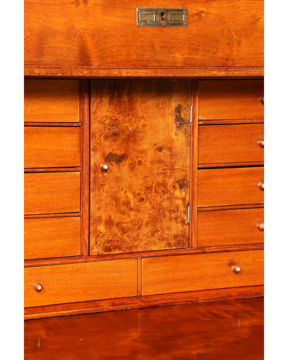Prachtige secretaire uit de Gründerzeit, ladekast in Jugendstil, antiek vertiko, vintage