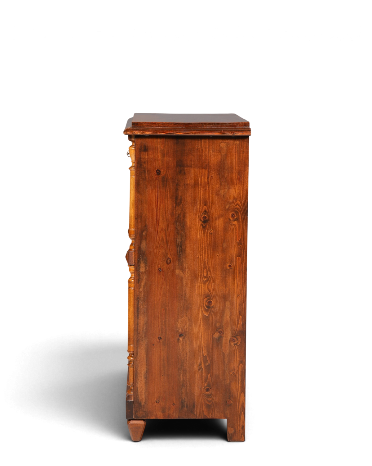 Stilvoller Gründerzeit Sekretär Vertiko Highboard Louis Philippe Kommode Sekretär Schrank um 1880