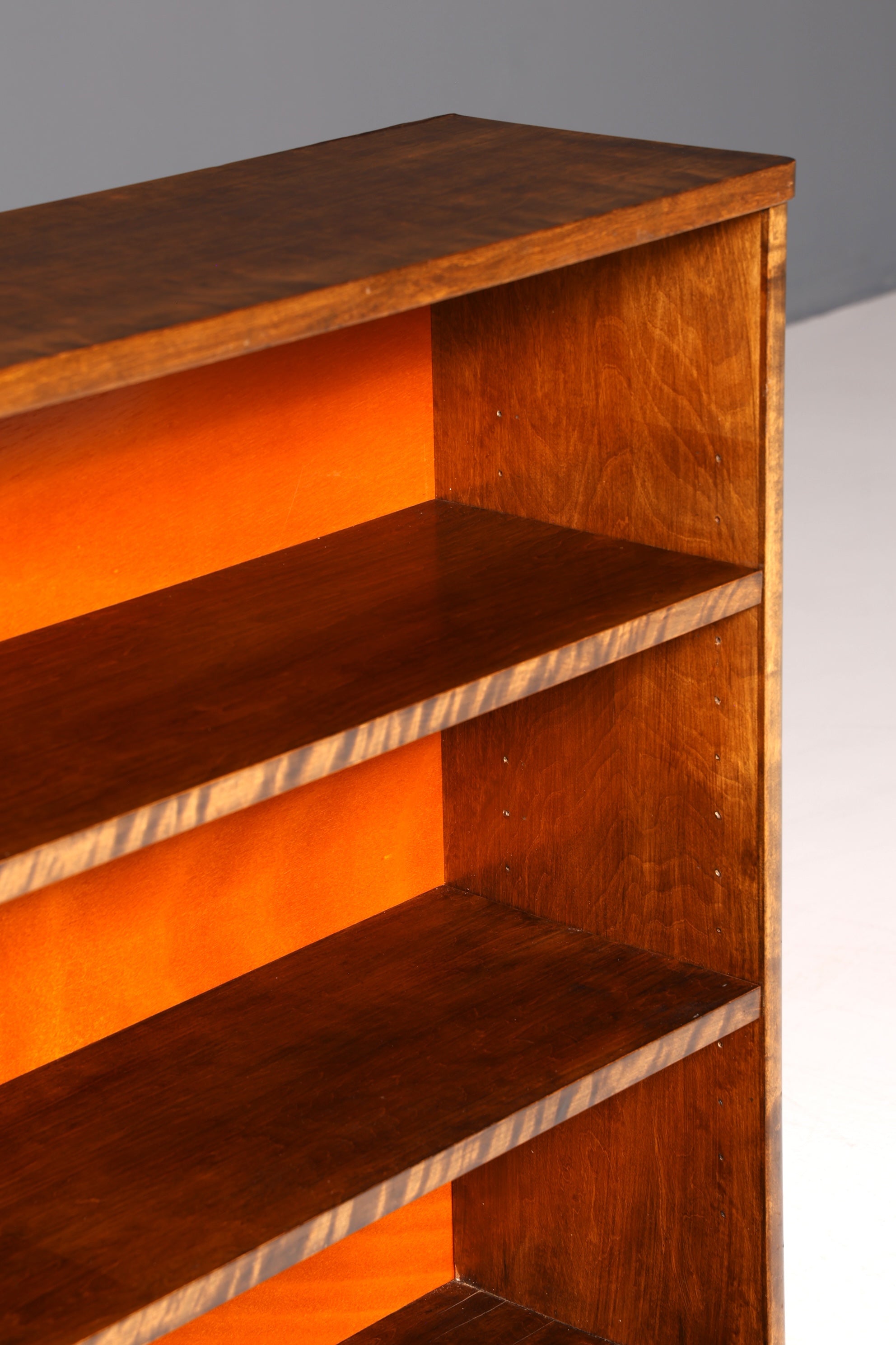 Wunderschönes Art Deco Stil Regal um 1940 Bücherregal Echt Holz Buchablage Vintage