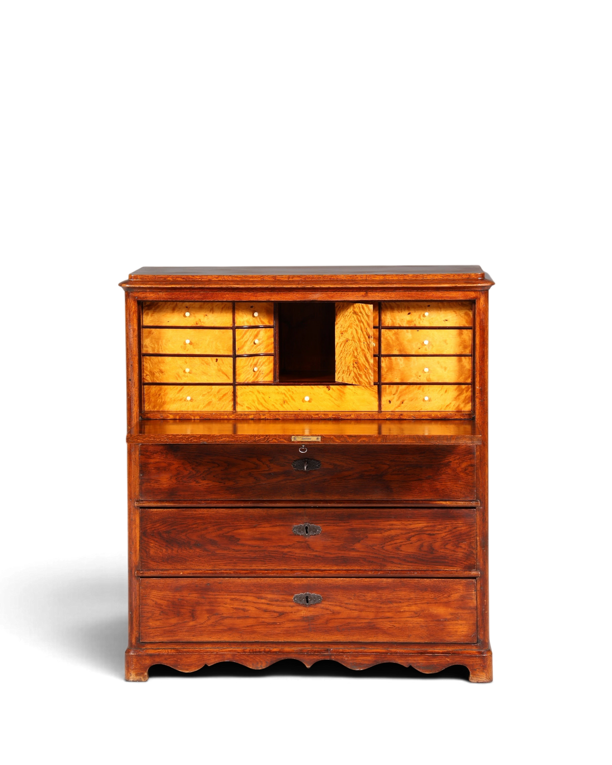Traumhafter Louis Philippe Sekretär um 1880 Biedermeier Antik Schrank Chiffoniere Kommode