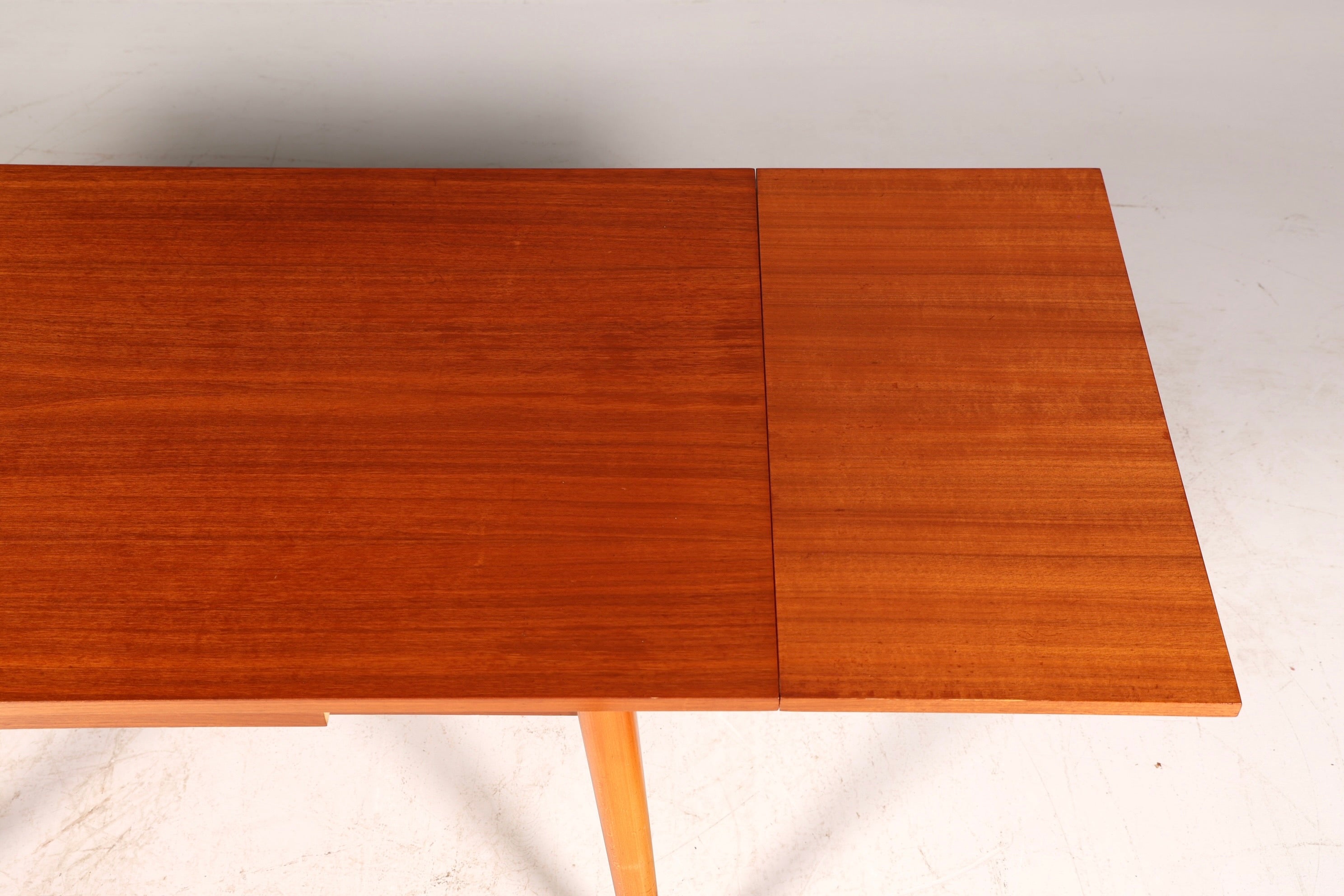 Wunderschöner Mid Century Küchentisch Vintage Tisch ausziehbar höhenverstellbar Esstisch 60s Holz