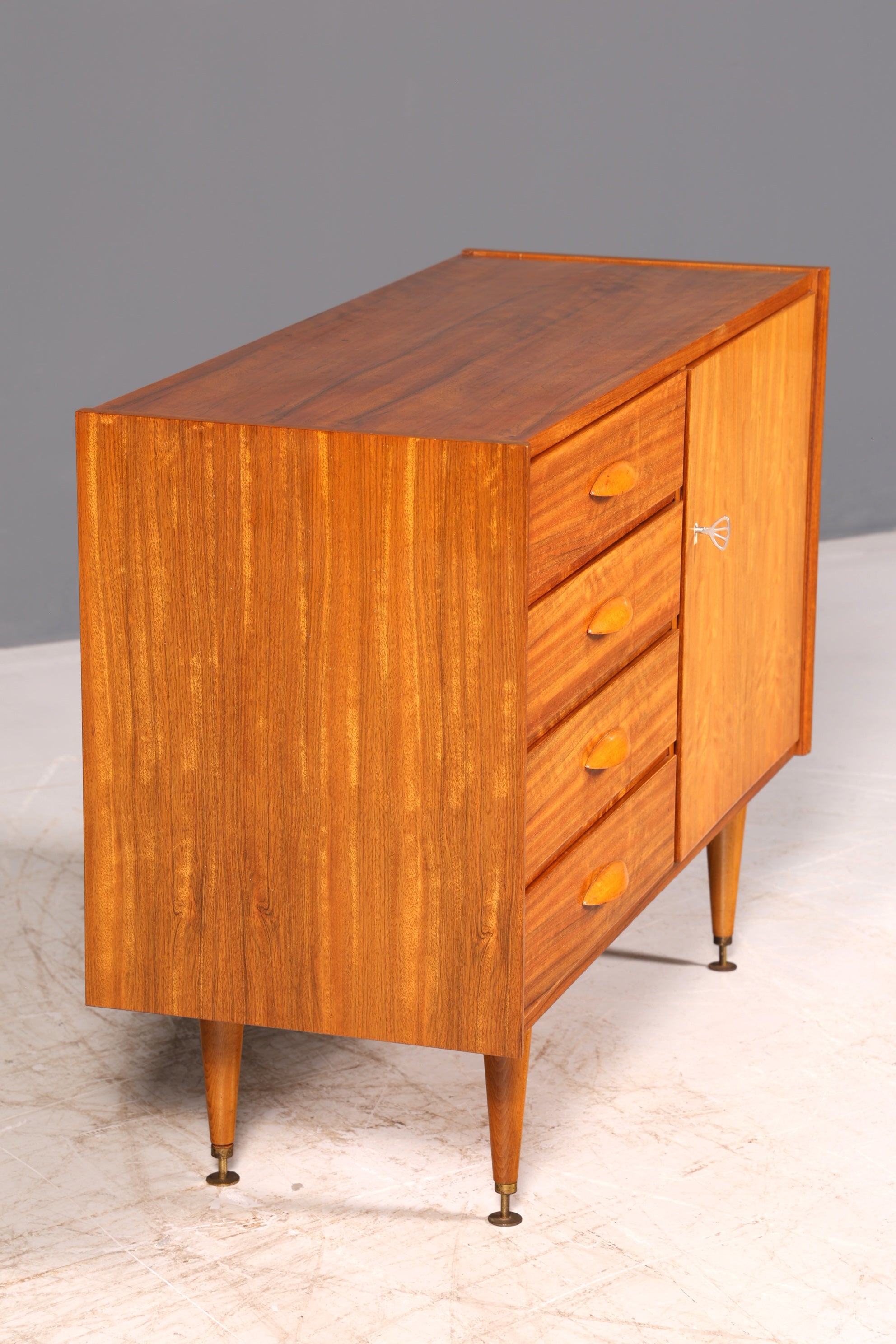Wunderschönes Mid Century Sideboard Vintage Kommode 60er Schrank Flur Kommode echt Holz