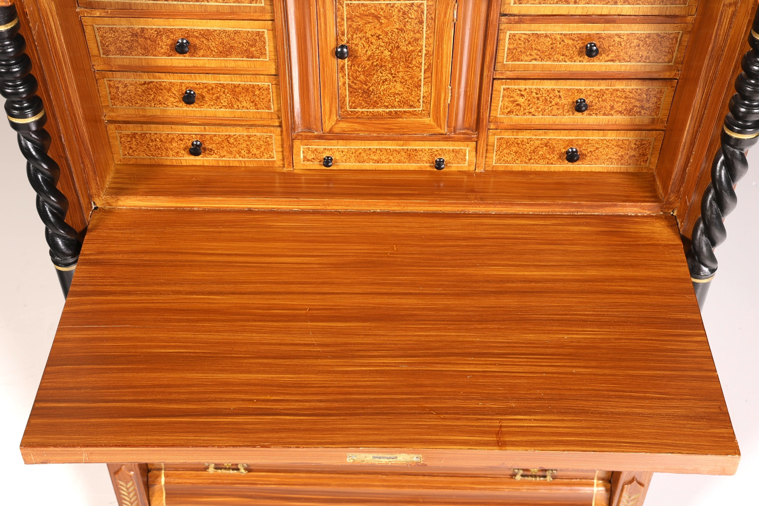 Traumhafter Gründerzeit Sekretär Vertiko Highboard Louis Philippe Kommode um 1880