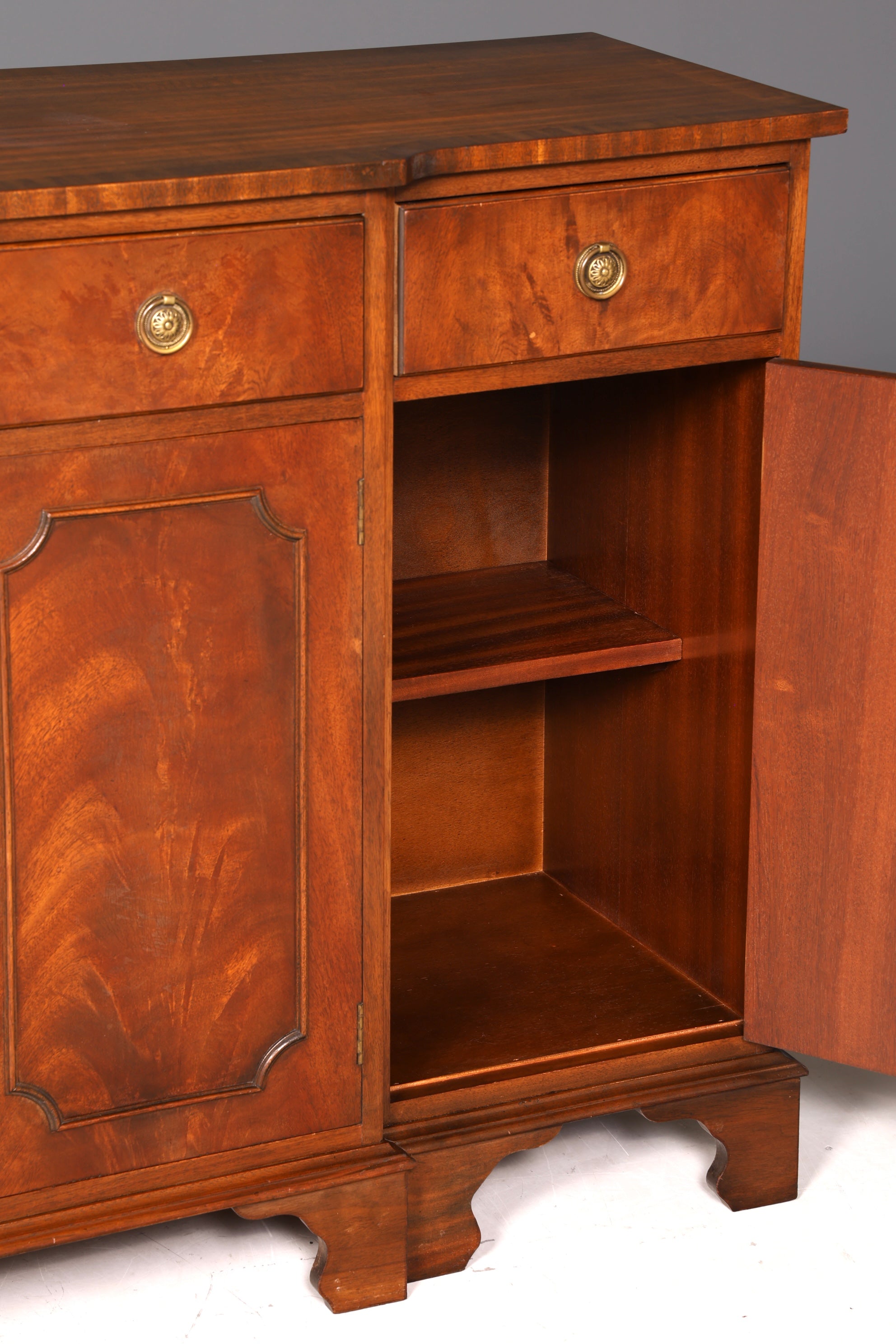 G309 Finish cm Wunderschönes Englisches Sideboard Mahagoni Schrank Antik 60s Buffetschrank Kommode (Kopie)