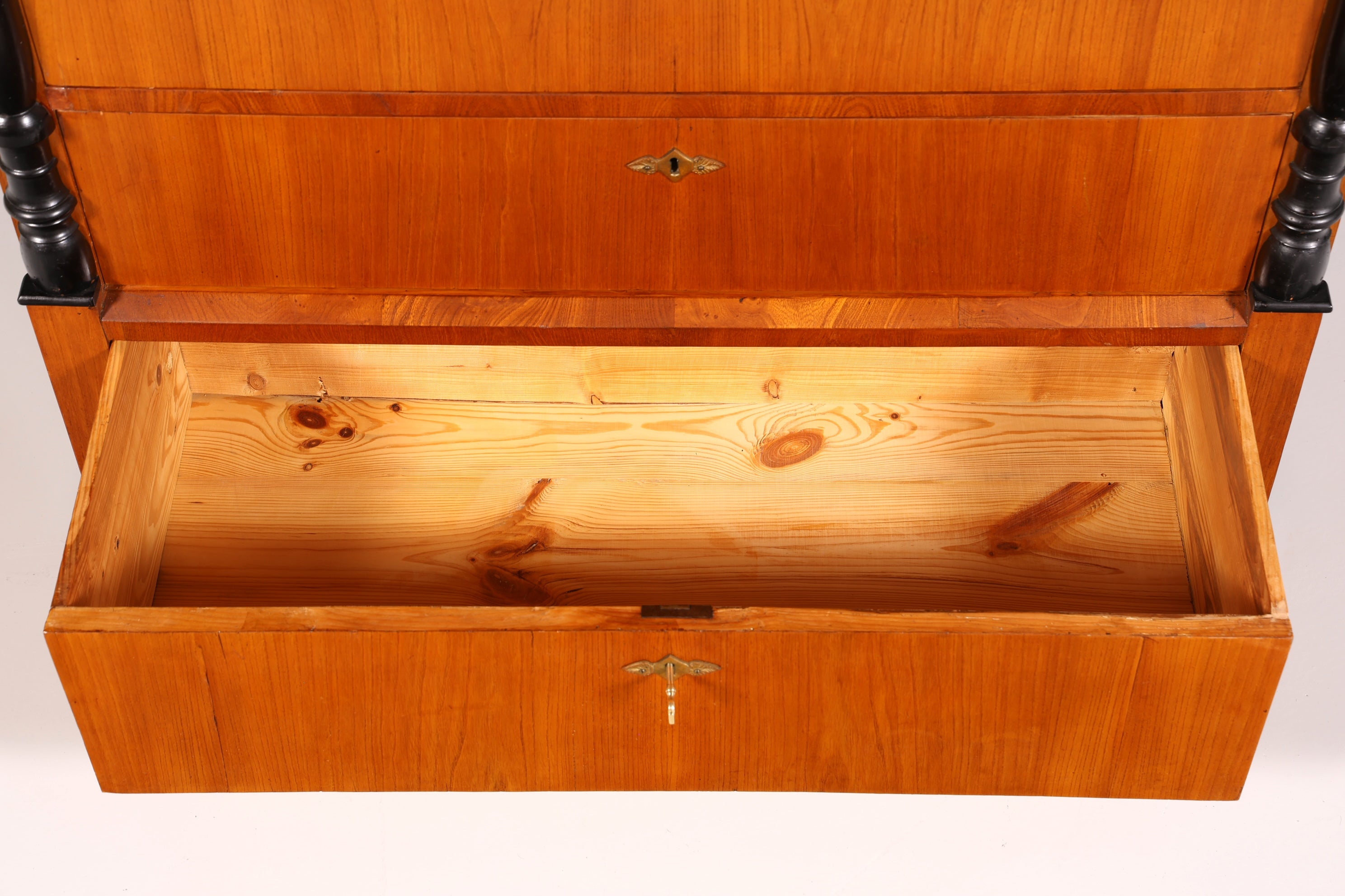 Wunderschöner Original Biedermeier Sekretär um 1860 Englisch Kommode Antik Bürokommode