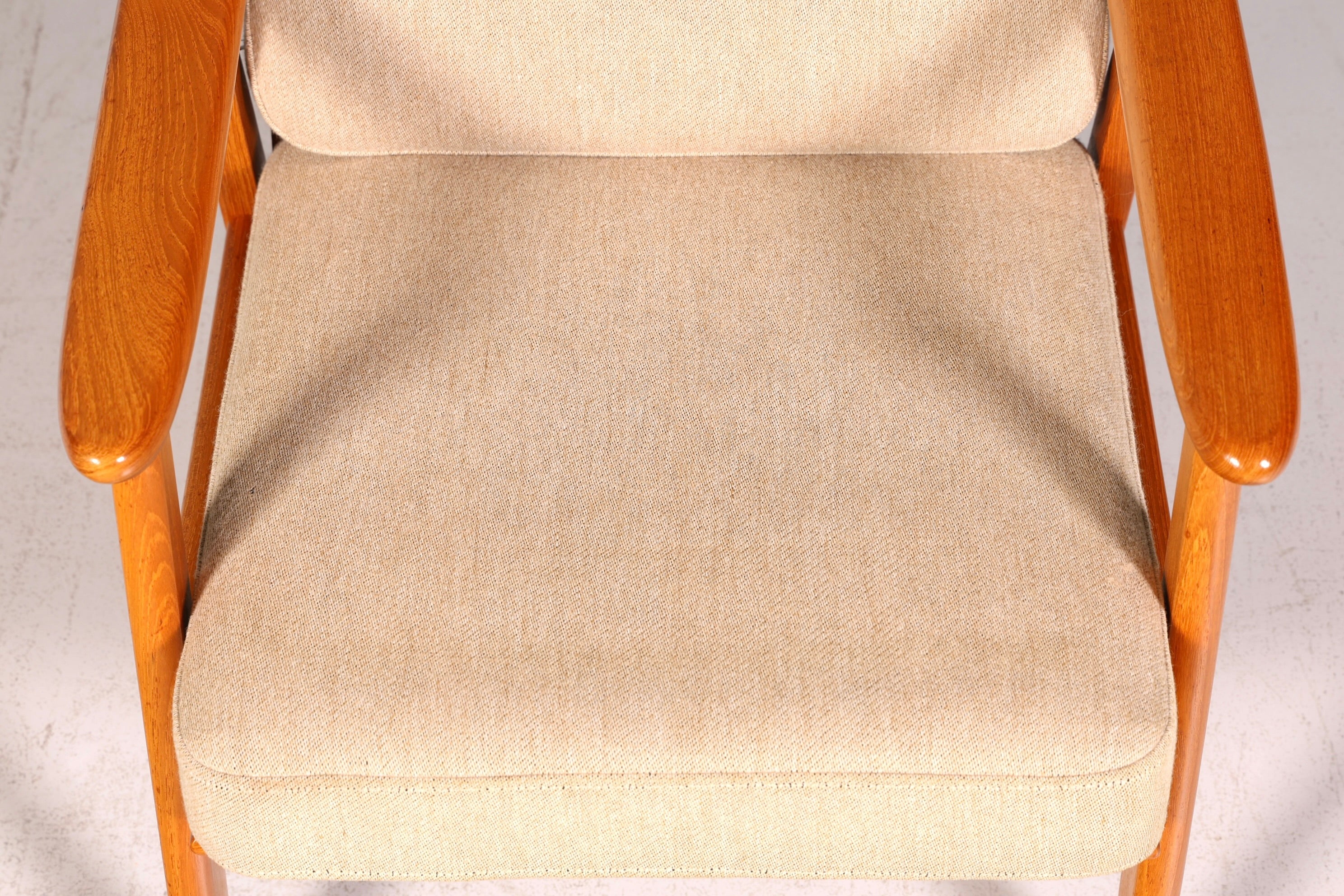 Wunderschöner Mid Century Sessel Made in Denmark Teak Holz Armlehnsessel 60s Designklassiker