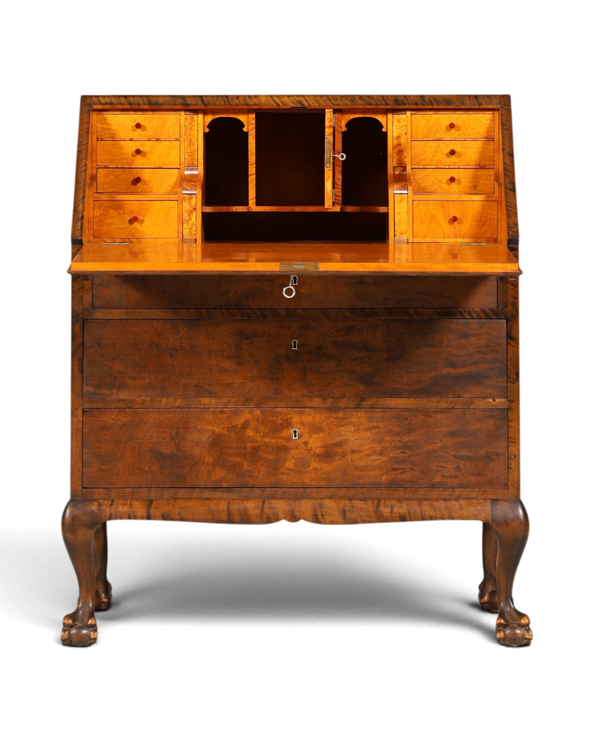 Wunderschöner Sekretär um 1930 Büro Kommode echt Holz Schreibtisch Bürokommode Office Secretary