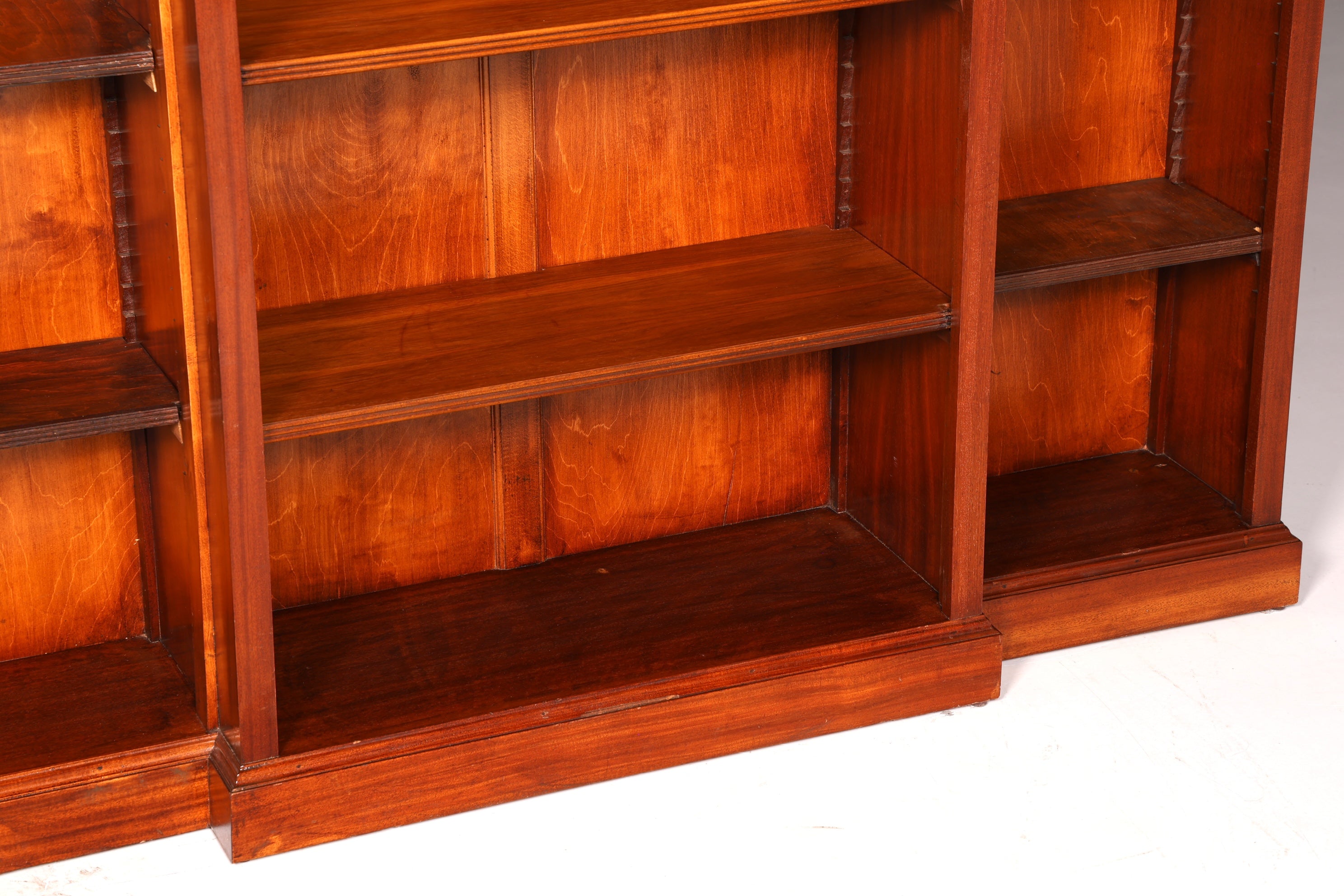 Prachtige XXL Engelse boekenkast Antieke kast Staande boekenkast Bookshelf boekopslag echt hout