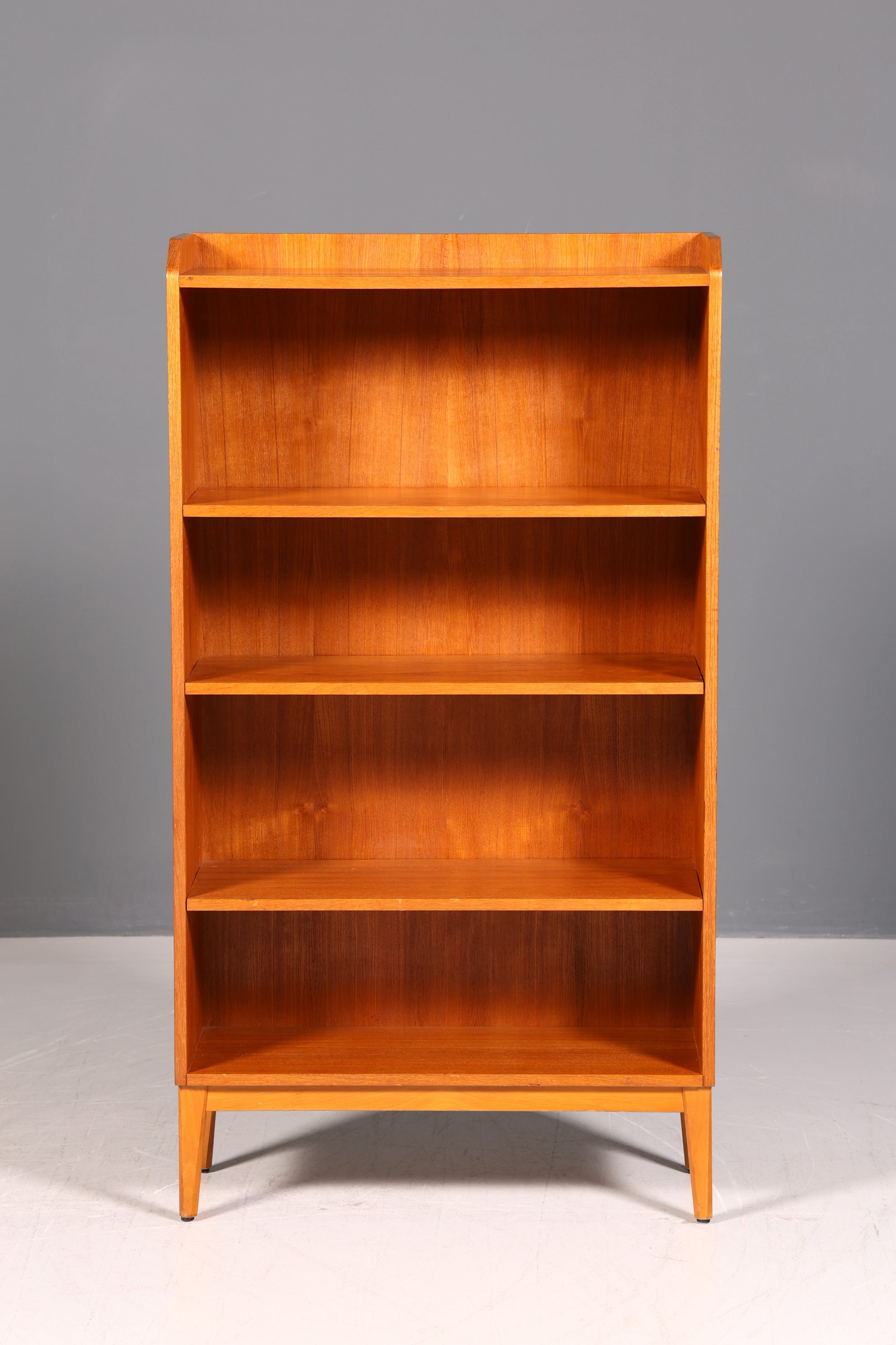 Schlichtes Mid Century Regal Vintage Bücherregal Schrank Buchablage 60s Bookshelf Designklassiker