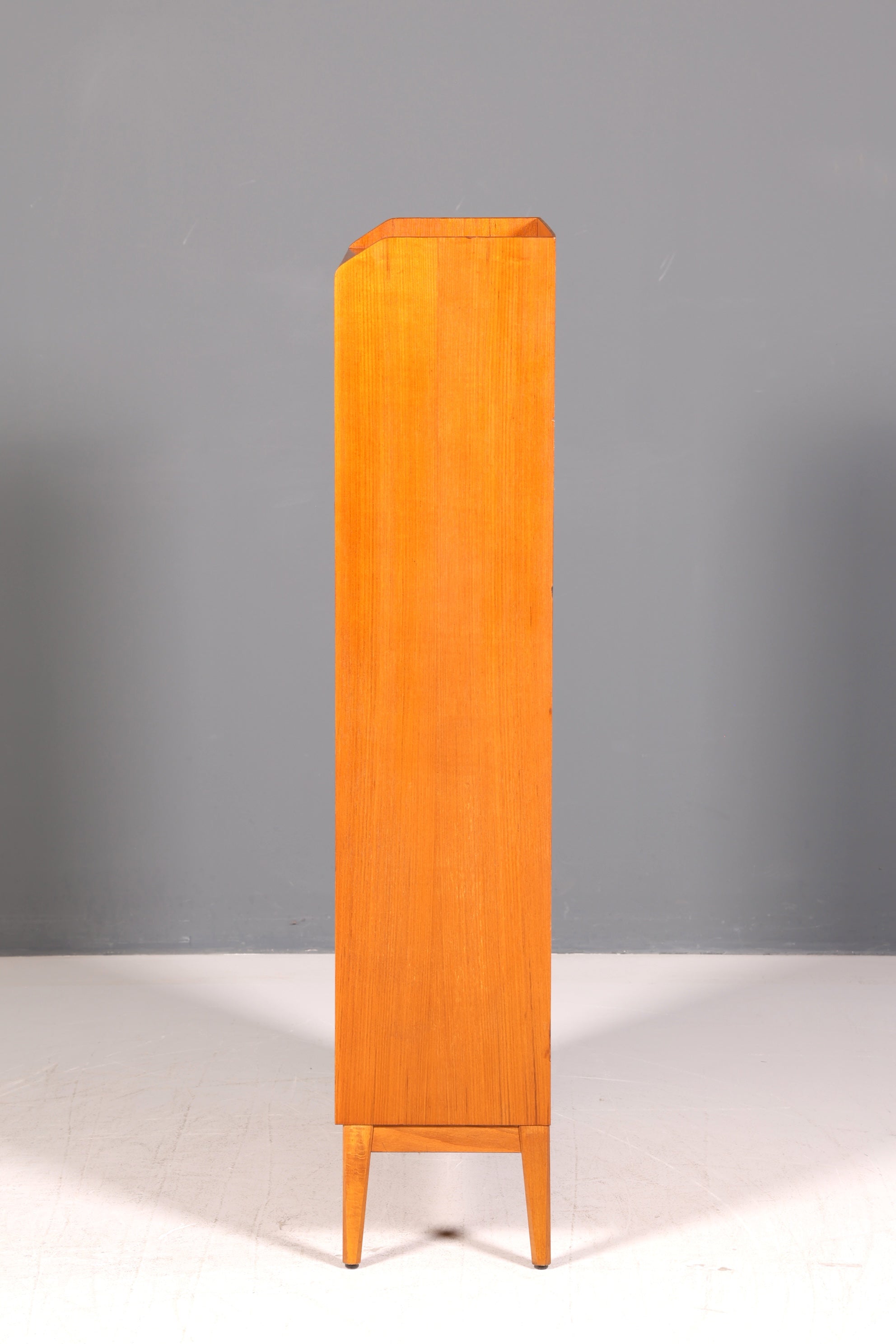 Edles Mid Century Regal Vintage Bücherregal Schrank Buchablage 60s Bookshelf Designer Holz Retro