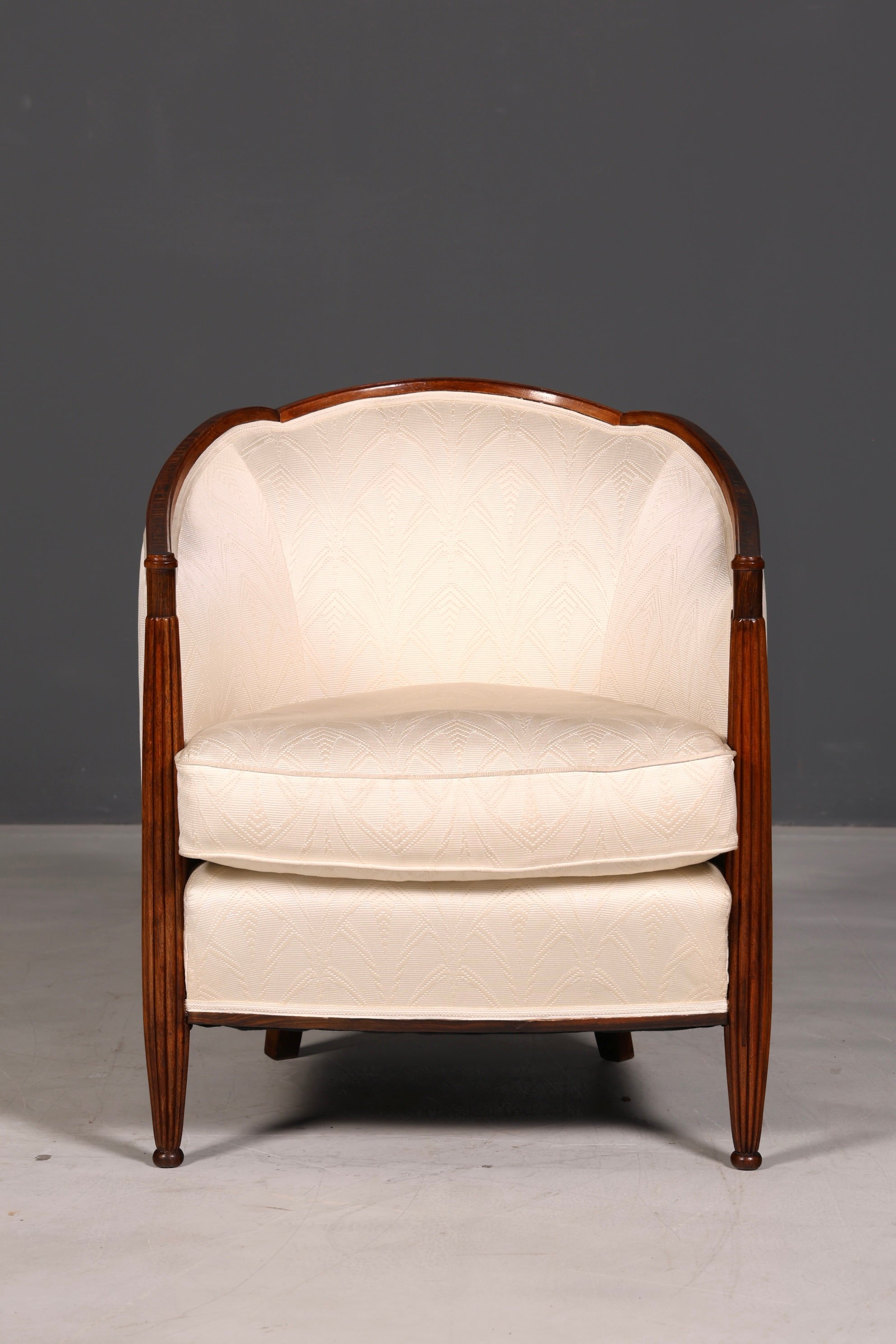 Elegant Art Deco armchair club chair lounge chair occasional chair vintage upholstered armchair 1 of 2