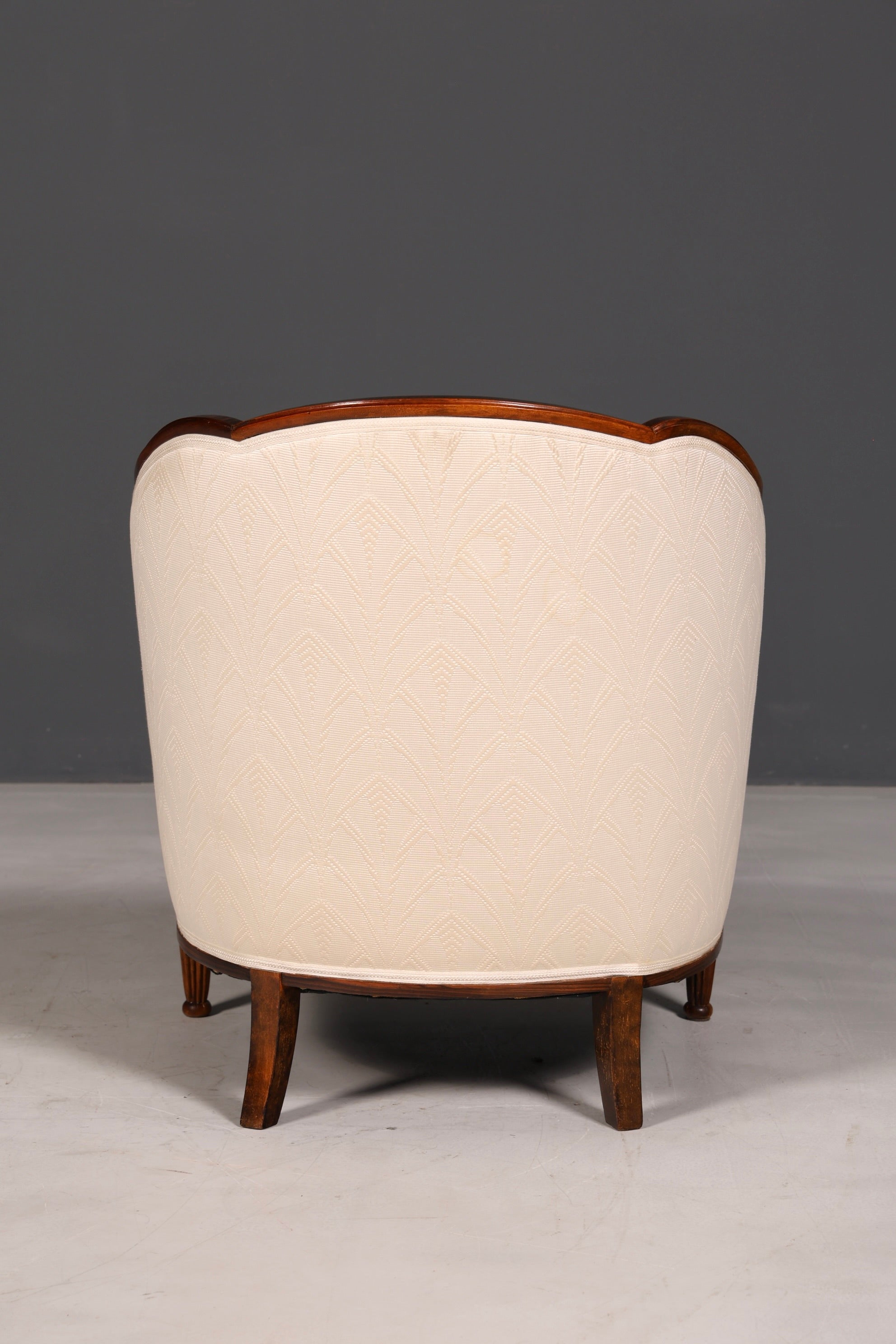 Elegant Art Deco fauteuil, clubfauteuil, loungestoel, fauteuil met armleuningen, vintage fauteuil, gestoffeerde fauteuil, 2 van 2