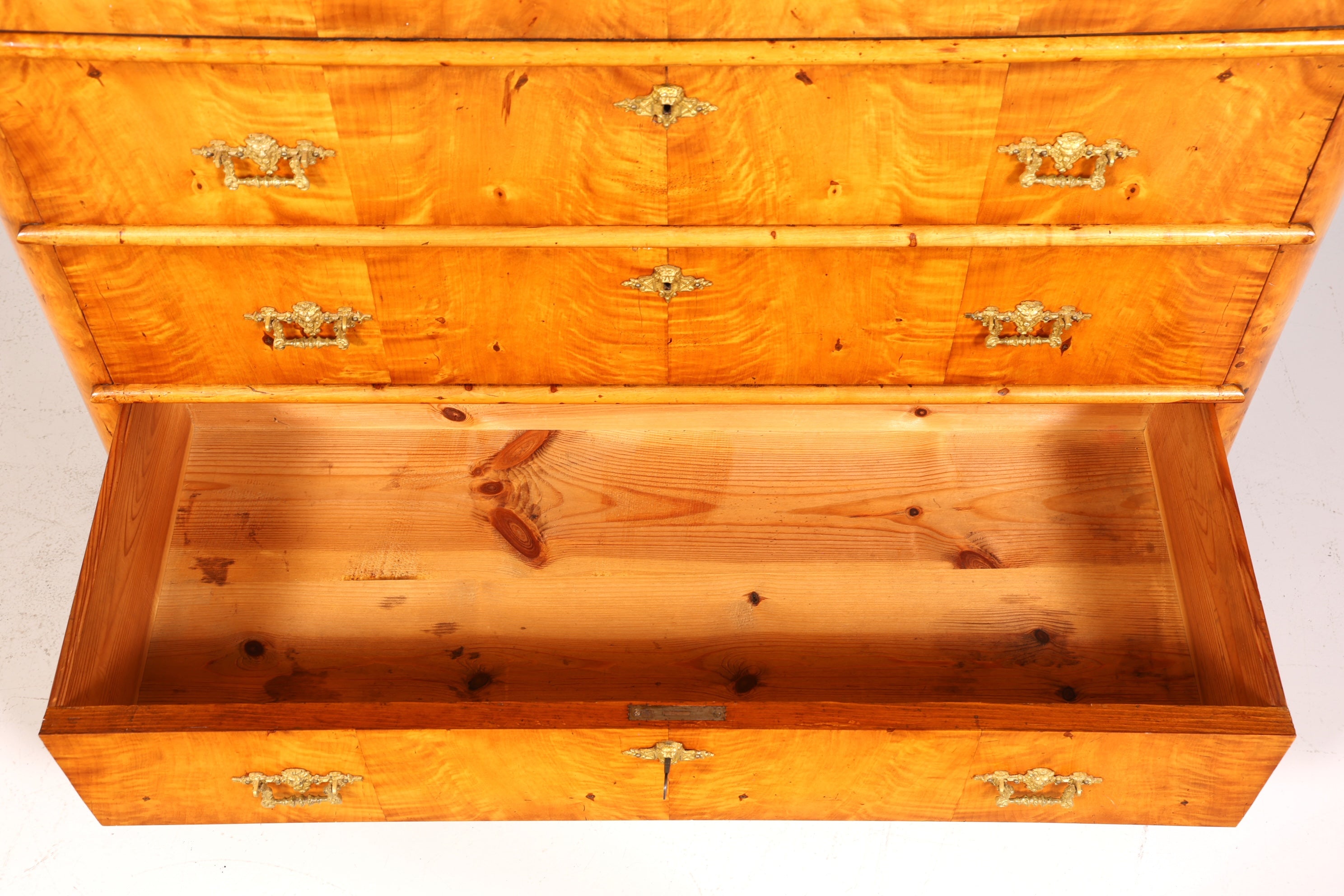 Stilvoller Biedermeier Sekretär Louis Philippe Vertiko Antik Kommode Schreibkommode Office Desk