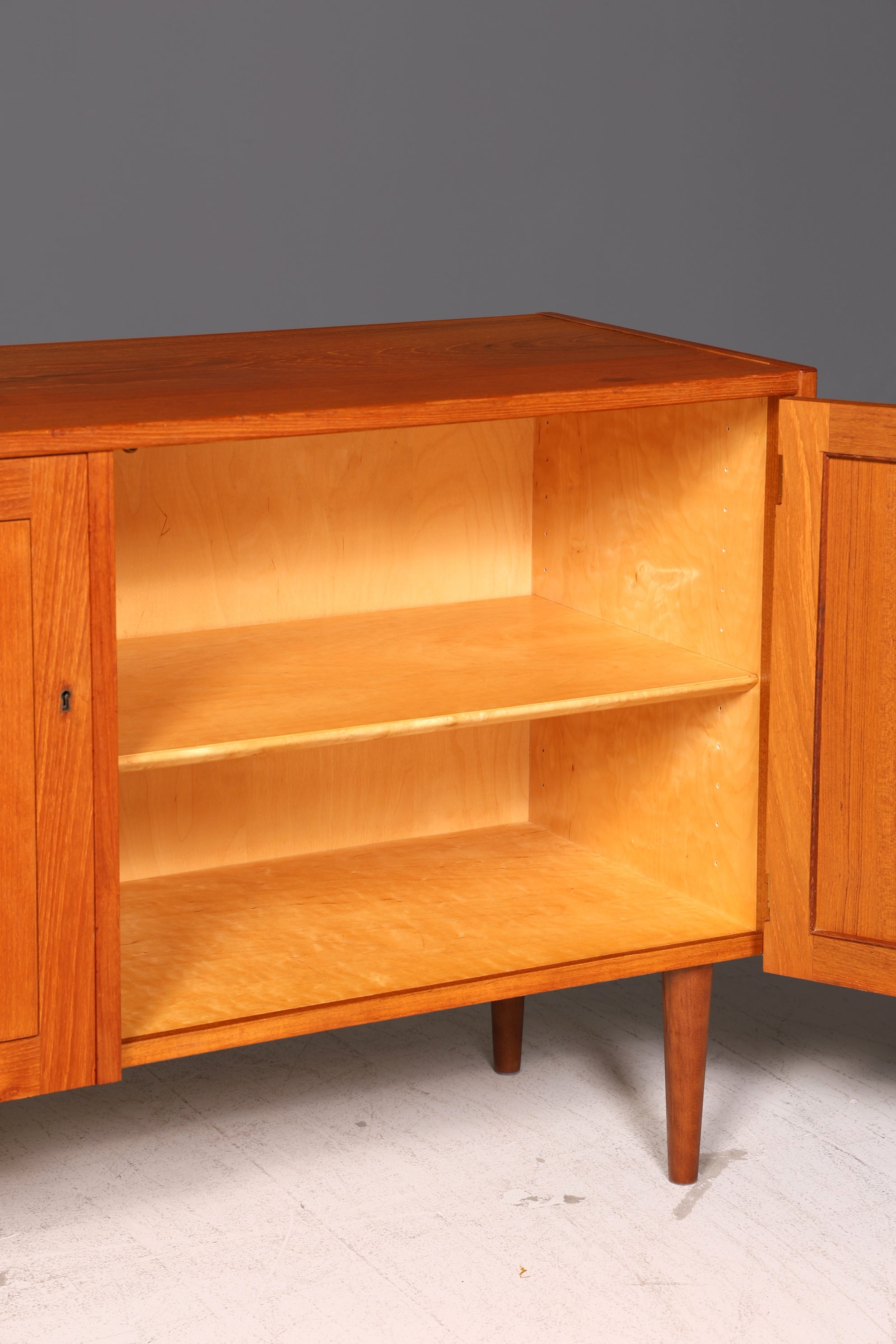 Wunderschönes Mid Century Sideboard Teak Holz Vintage Schrank Retro 60er Anrichte Danish Design TV Schrank