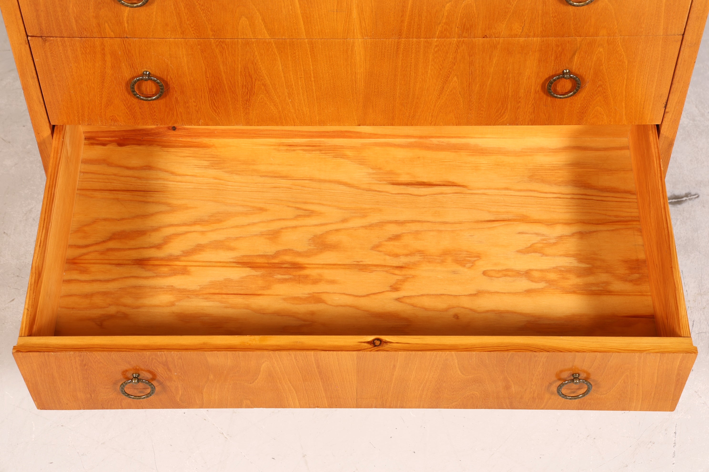 Wunderschöner Mid Century Rollladen Sekretär echt Holz Büro Schrank Vintage Schreibkommode 60s