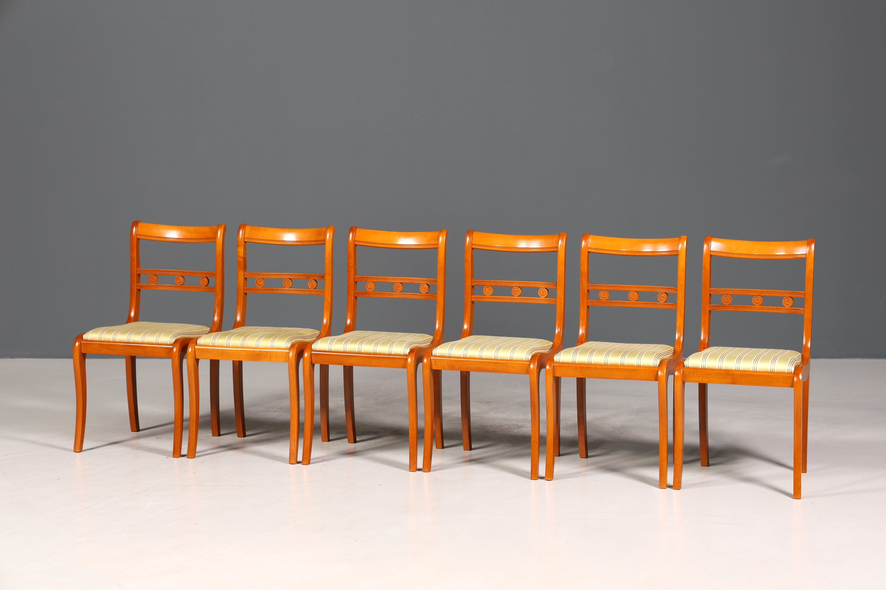 6x Edle Englische Stühle Englisch Dining Chairs Antik 60er Jahre Küchenstühle Stuhlset