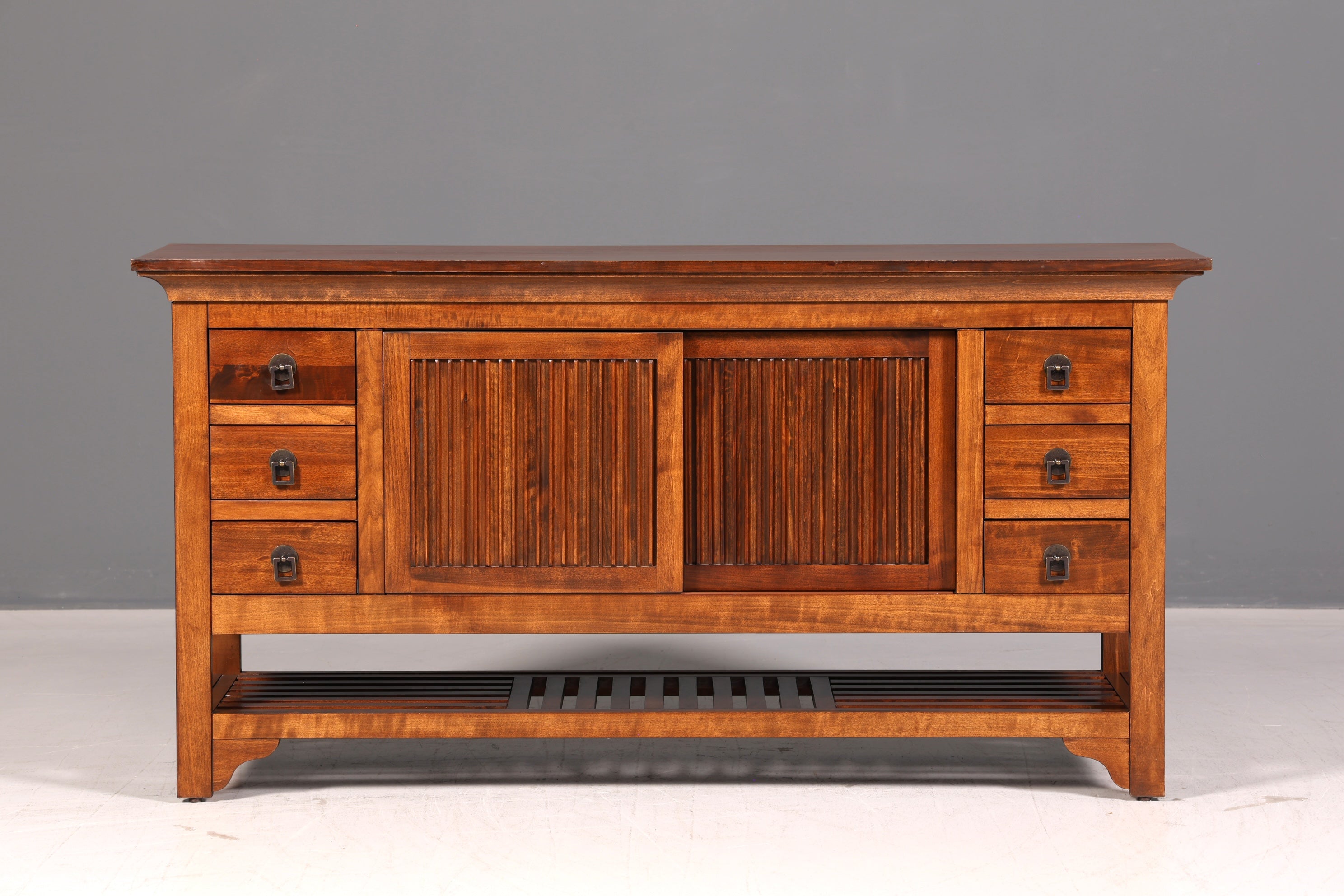 Wunderschönes Kolonial Stil Sideboard Englisch Echt Holz TV Schrank Anrichte Buffet Kommode Vintage