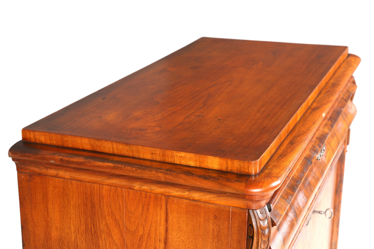 Wunderschöner Louis Philippe Sekretär um 1880 Gründerzeit Antik Schrank Chiffoniere