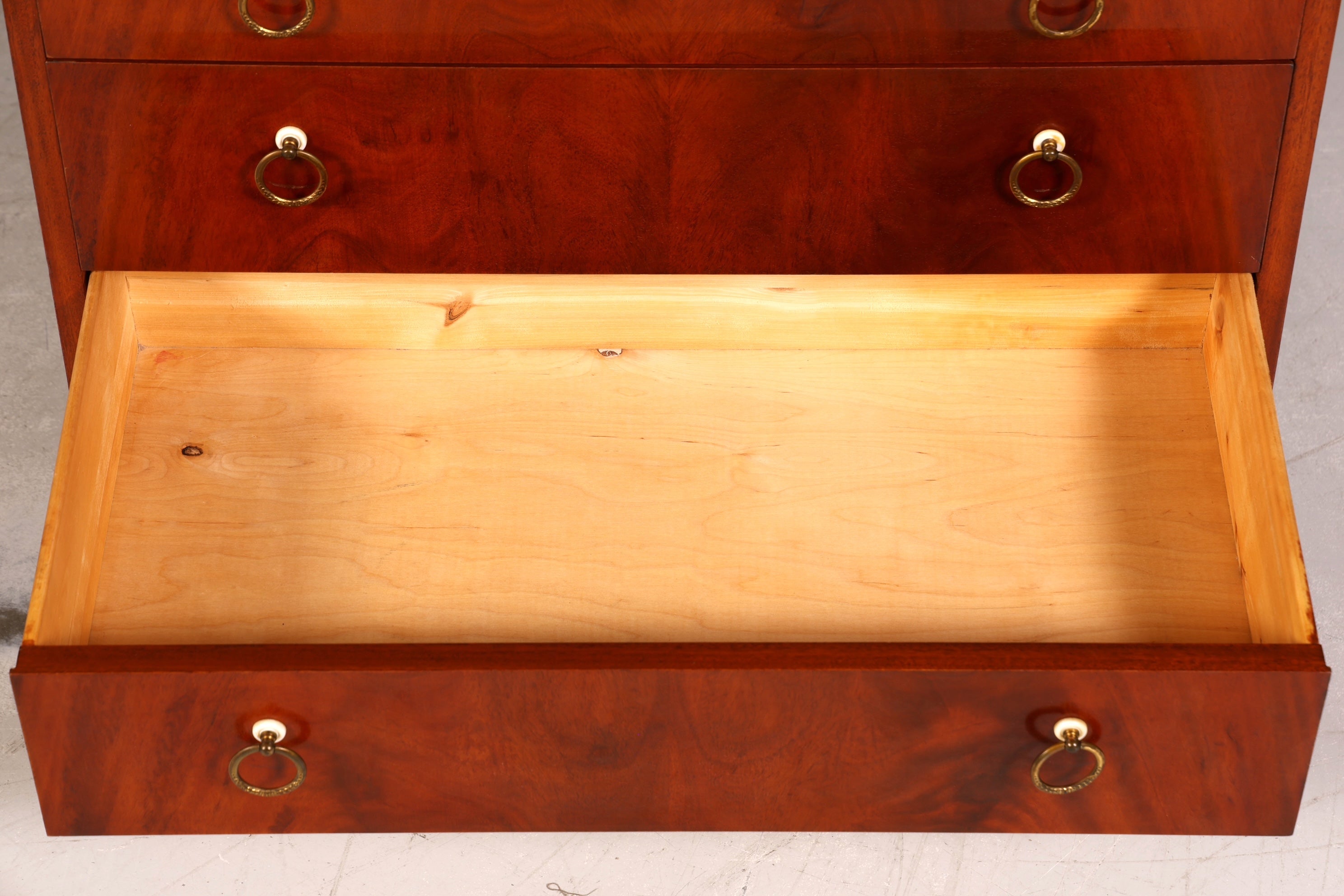 Traumhafter Mid Century Rollladen Sekretär echt Holz Büro Schrank Vintage Schreibkommode