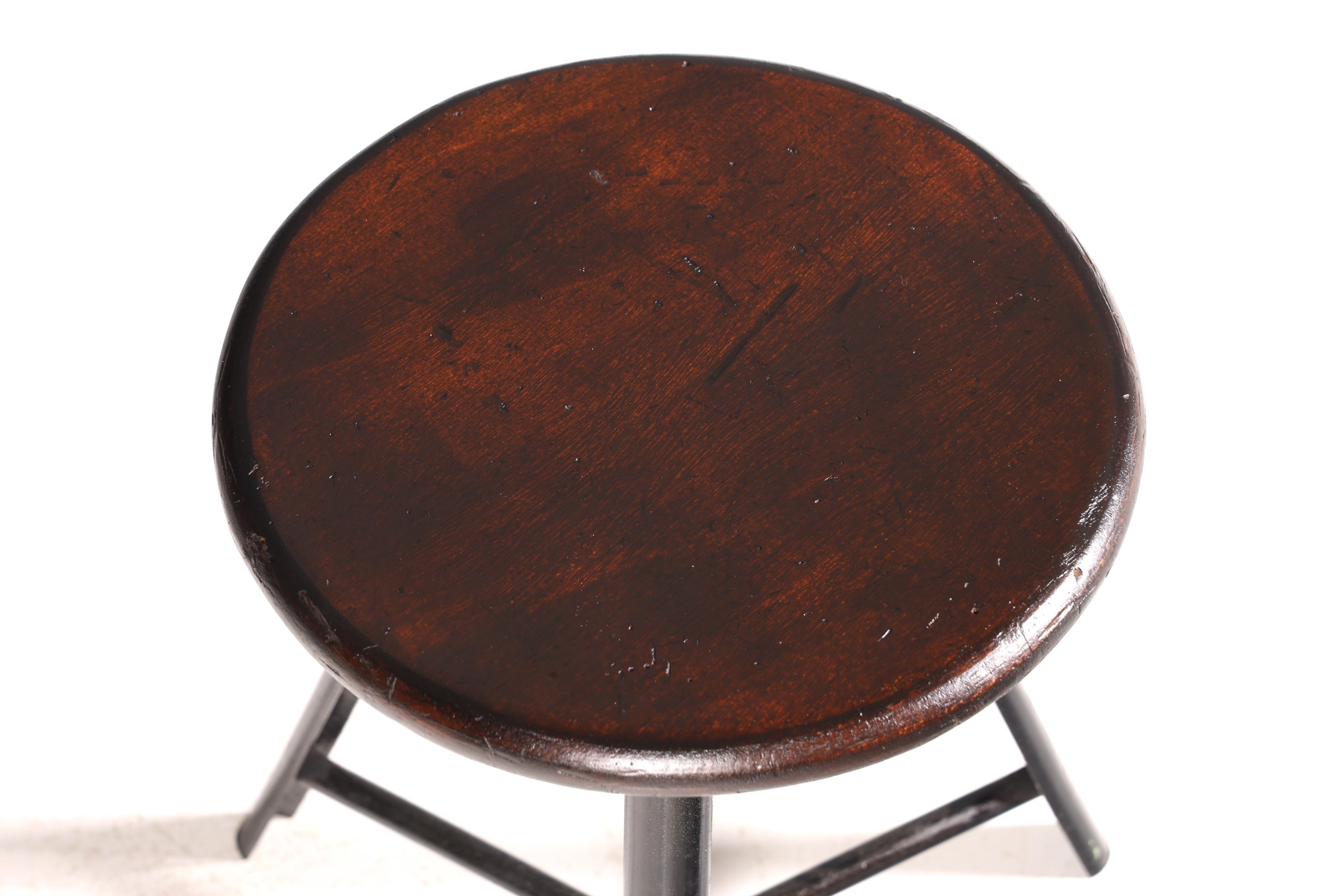 Wunderschöner Mid Century Hocker Bistro Hocker Vintage Industrial Stil Stuhl 60s