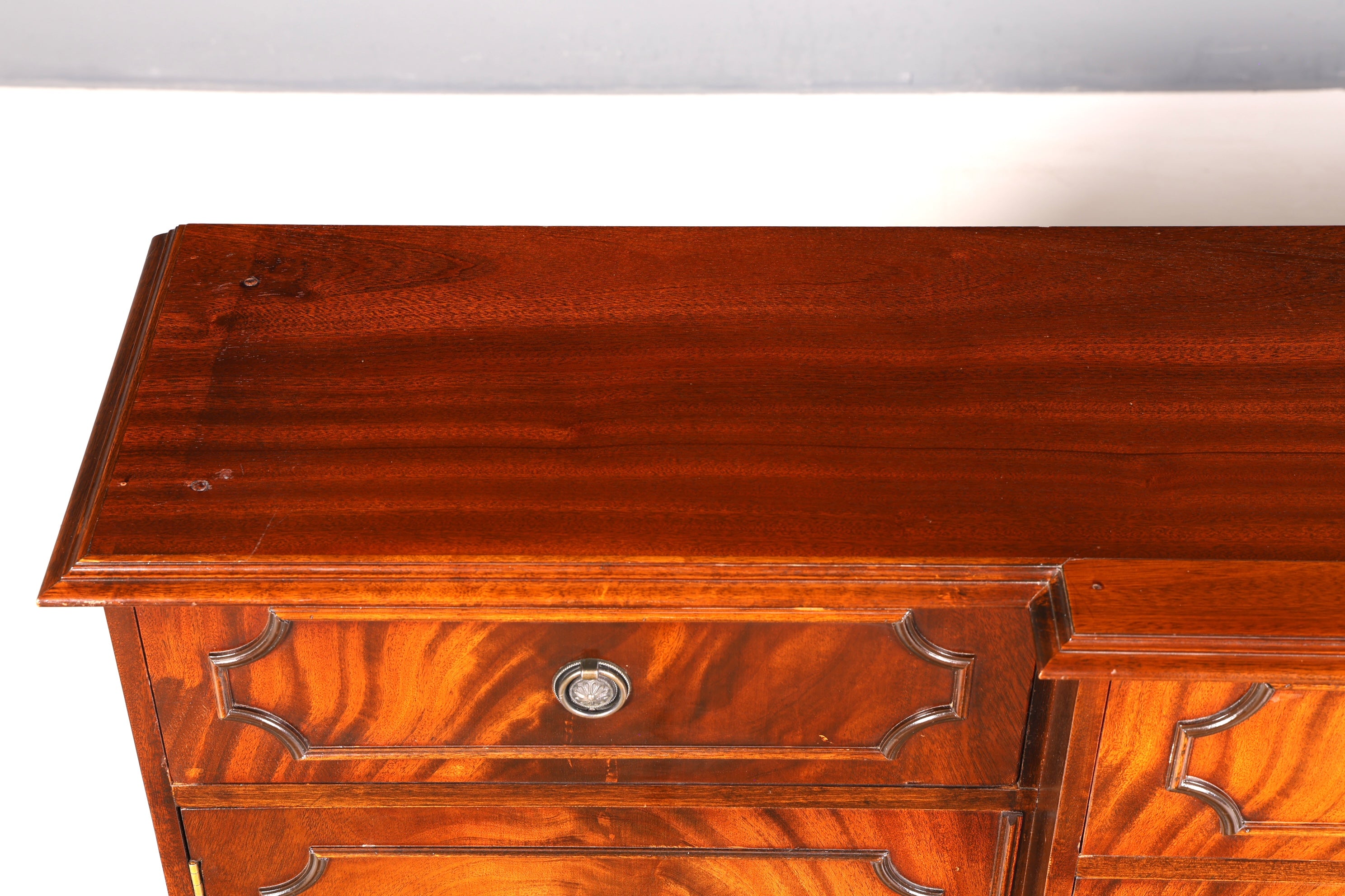 Wunderschönes Englisches Sideboard Mahagoni Schrank Antik 60s Buffetschrank Kommode