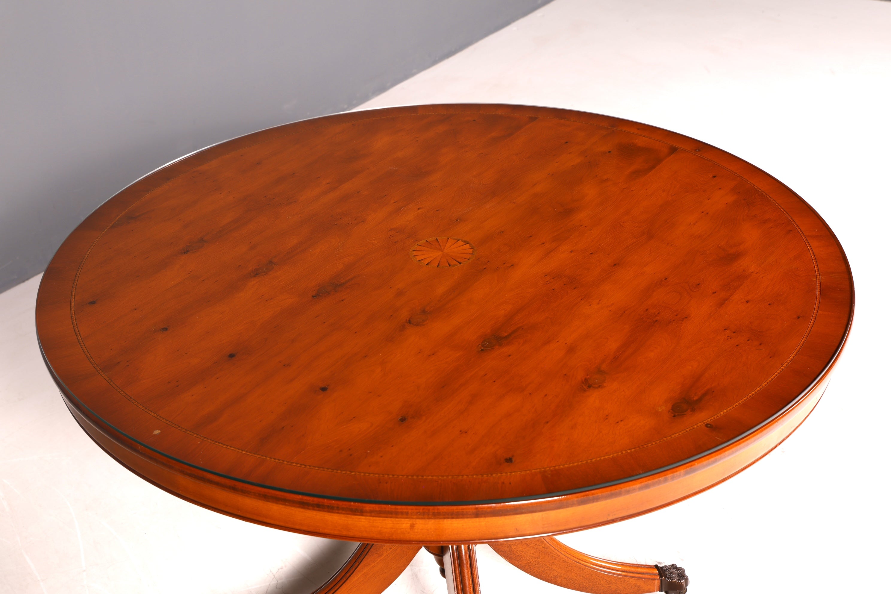 Wunderschöner Englischer Tisch ausziehbarer Esstisch Eibe Antik Stil 60s Küchentisch