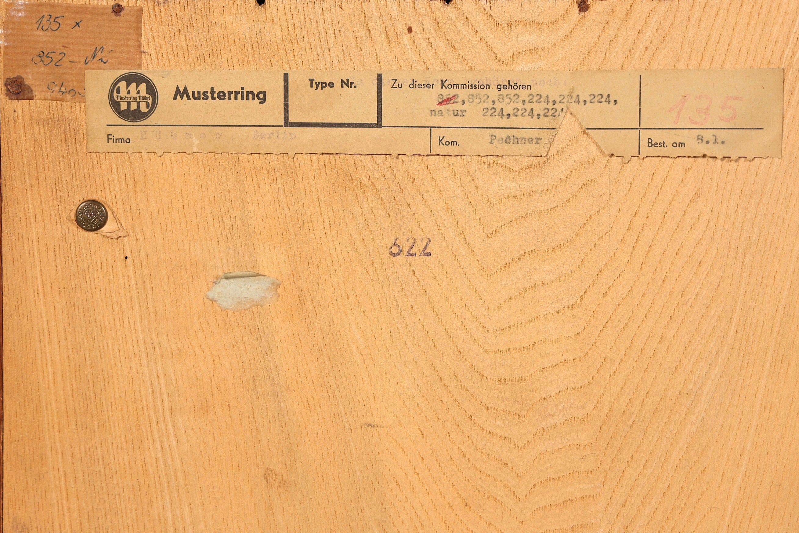 Beautiful original Musterring shelf, mid-century modern bookcase, retro style, real wood book storage