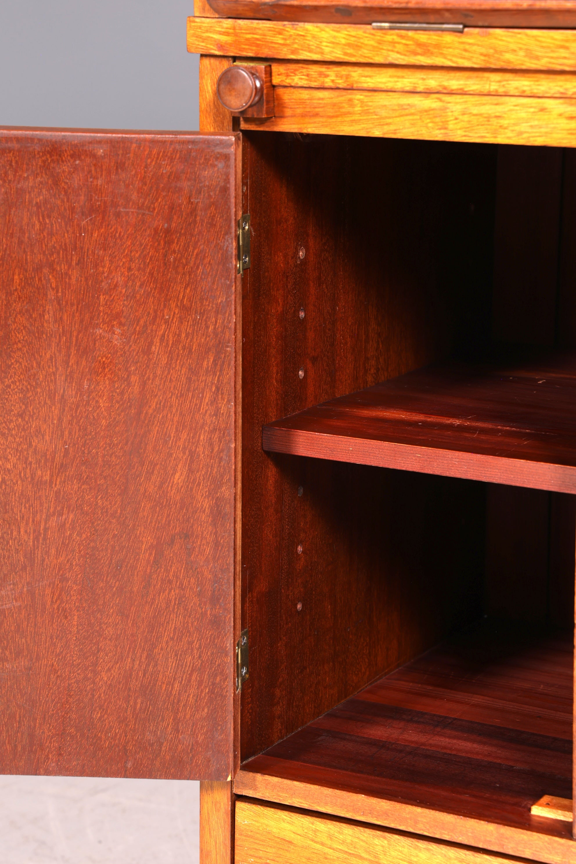 Traumhafter Englischer Sekretär echt Holz Kommode Antik um 1900 Schrank Schreibkommode