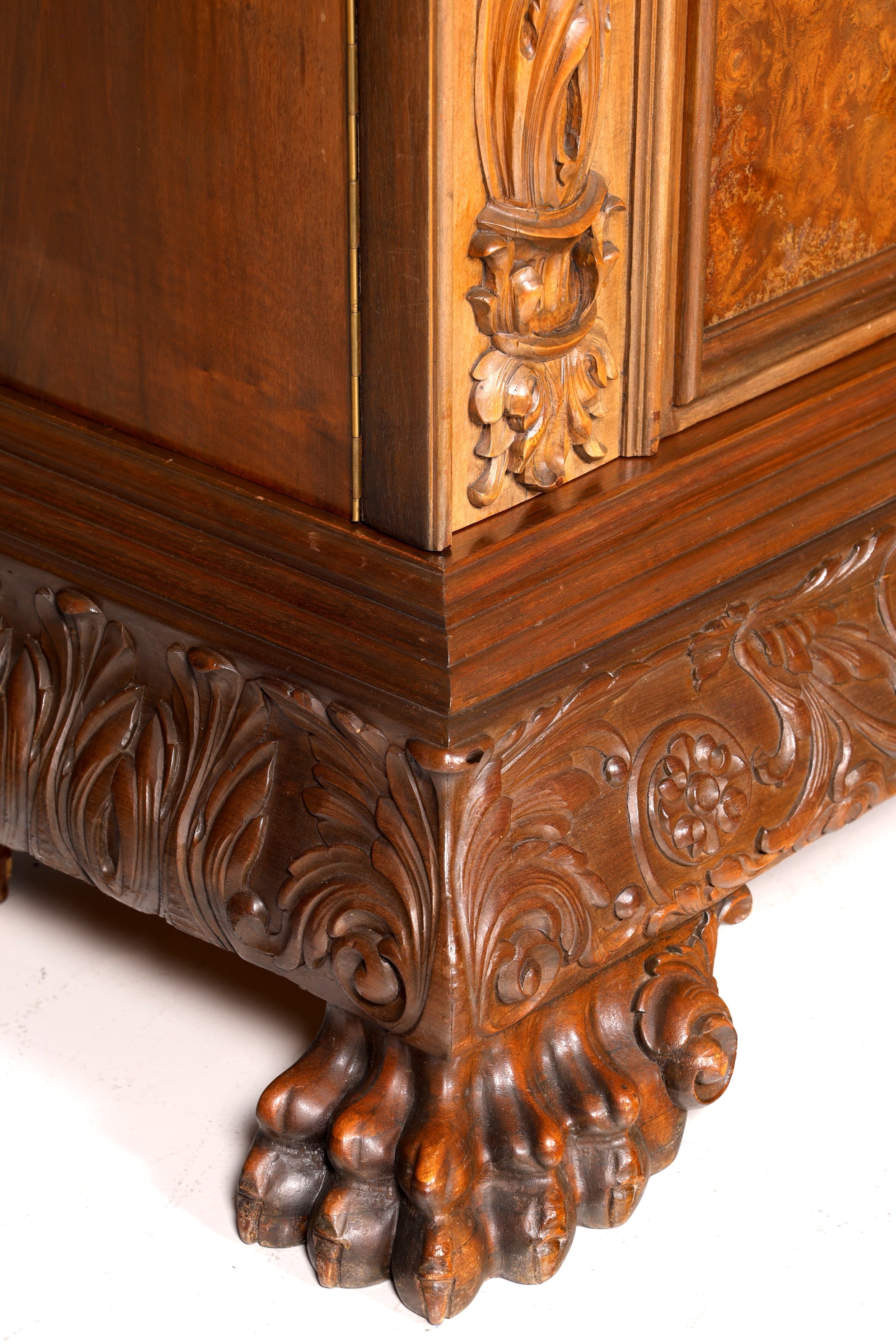 Dreamlike XXL Neo-Renaissance bookcase, antique display cabinet, gentleman&