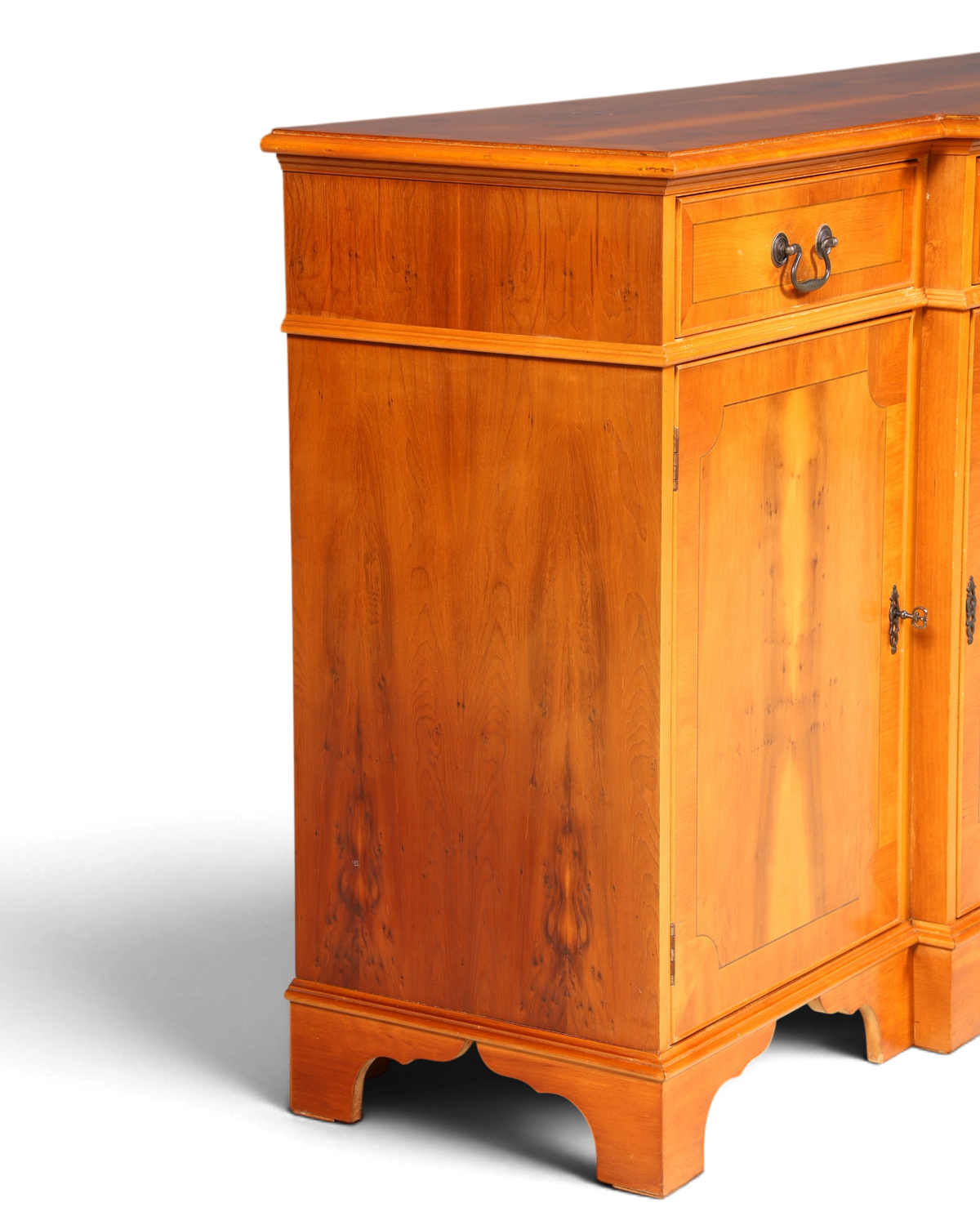 Wunderschönes Englisches Sideboard Eibe Schrank Antik Stil Buffetschrank Kommode