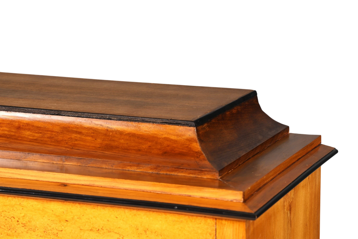 G614 Finish Cm Stilvoller Biedermeier Sekretär Louis Philippe Vertiko Antik Kommode Schreibkommode Office Desk (Kopie)