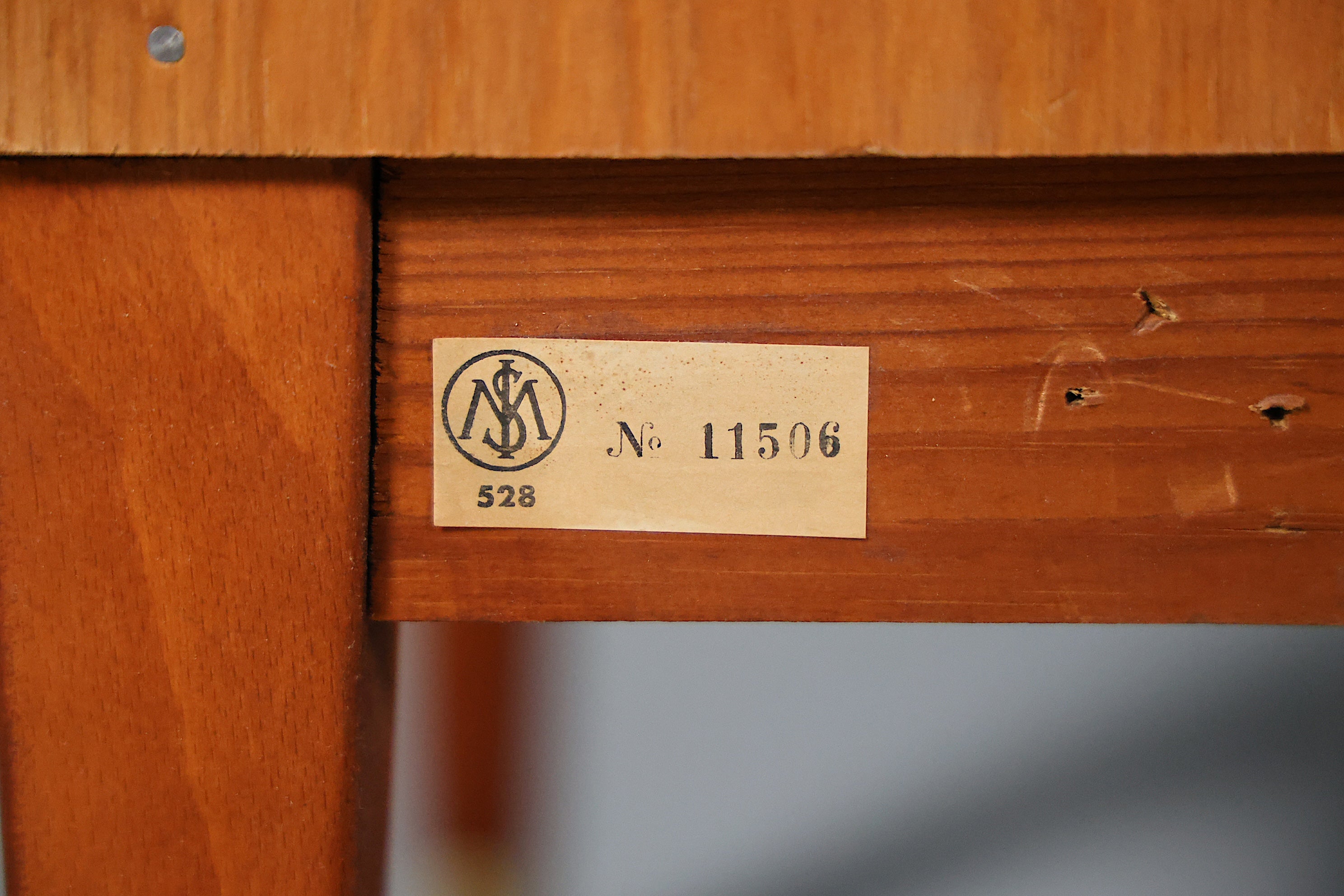 Mid Century Rollladen Sekretär von Bröderna Gustafssons Büro Schrank Schreibkommode 60s Schreibmöbel