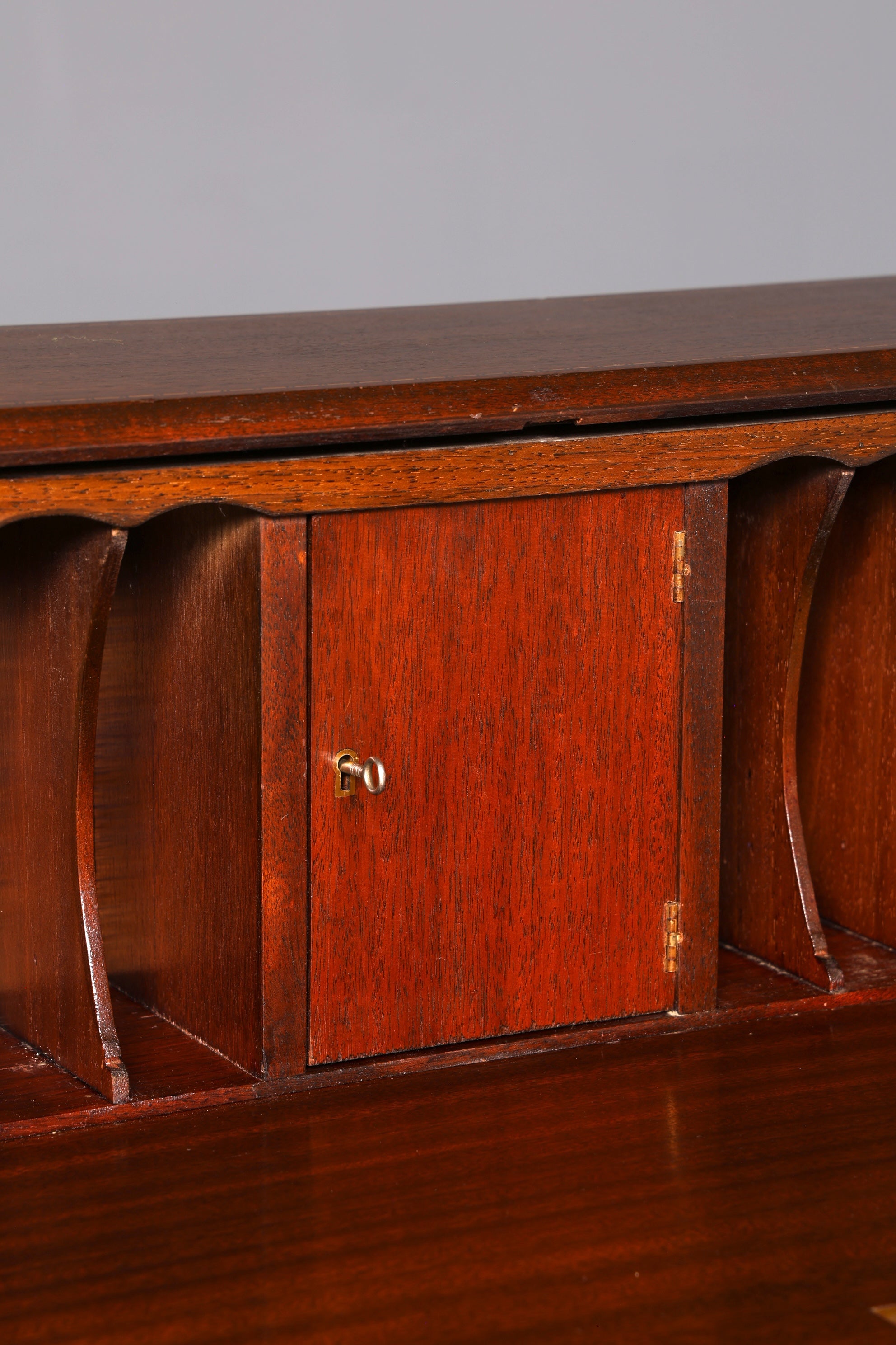 Wunderschöner Englischer Sekretär Schreibkommode Echt Holz Schreibtisch Kommode 60s Vintage