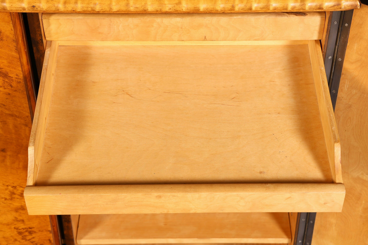 Stilvoller Original Art Deco Schrank Vertiko um 1940 Aktenschrank echt Holz Wäscheschrank Highboard