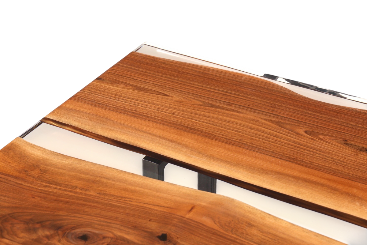 Einzigartiger Epoxidharz Tisch 180-90cm Nussbaum Esszimmer Tisch River Table