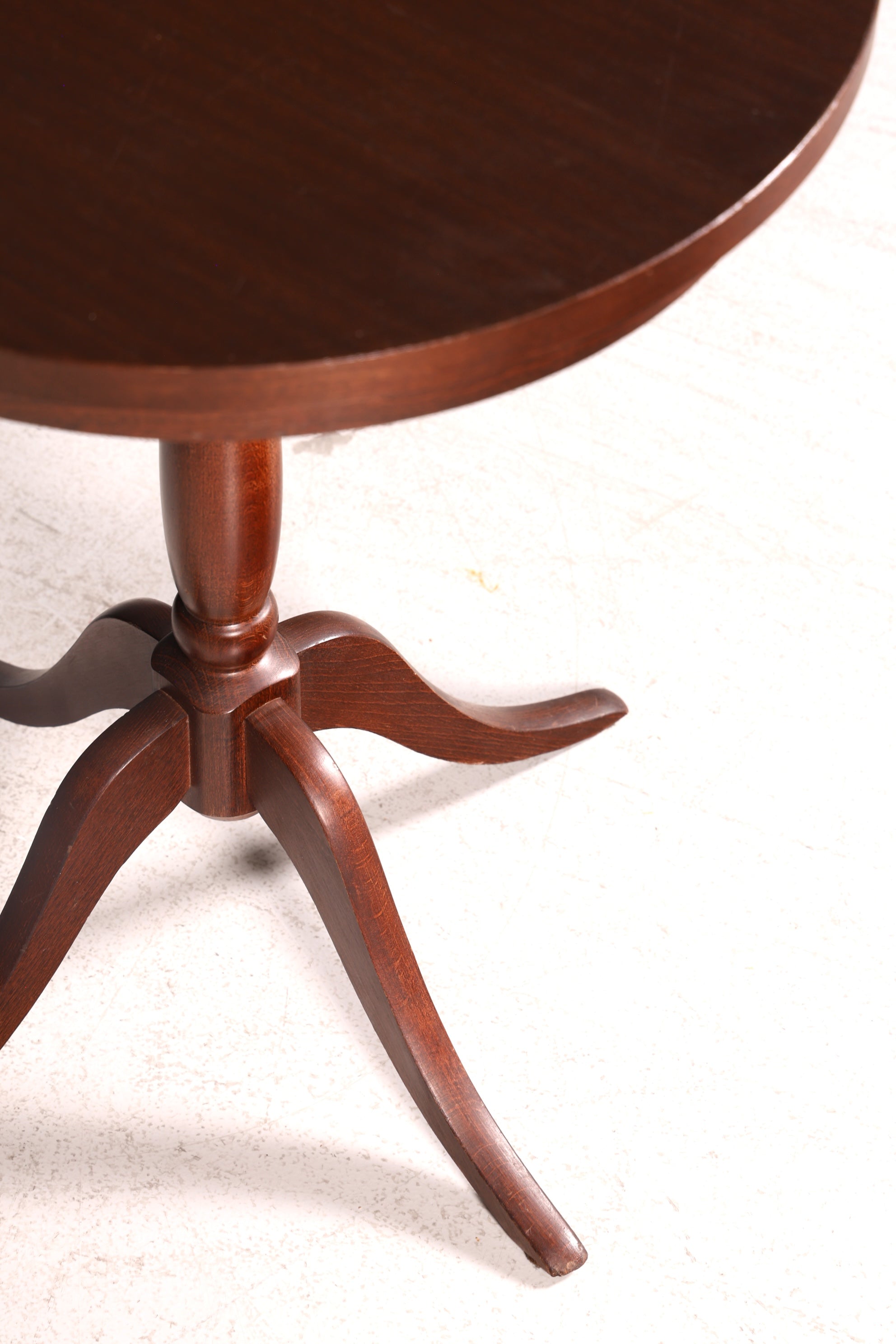 Edler Beistelltisch Blumentisch Mahagoni Antik Stil Dreibein Ablagetisch Vintage Tisch