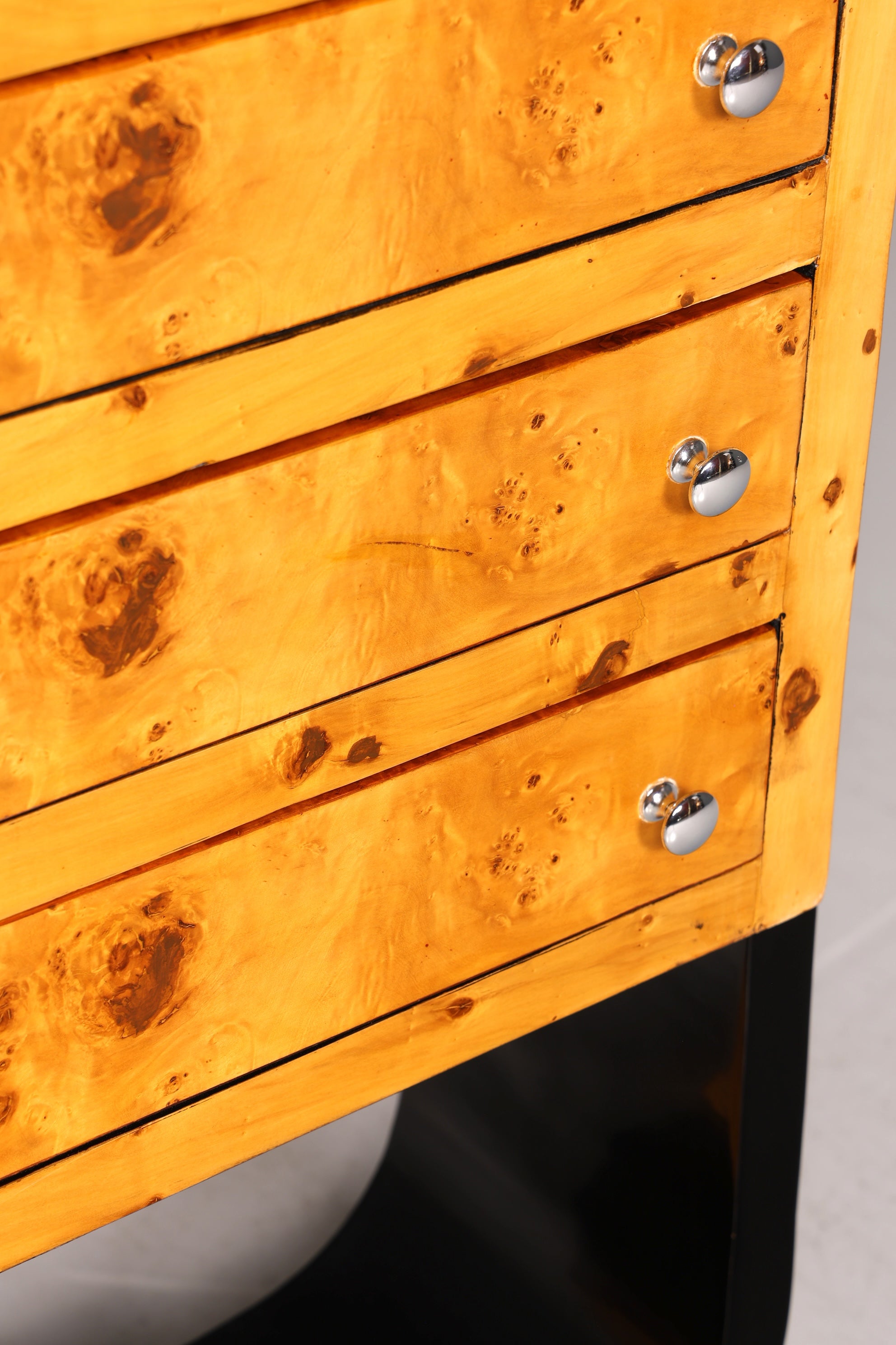 Traumhaftes Art Deco Design Highboard Biedermeier Stil Kommode Vertiko Schubladenkommode