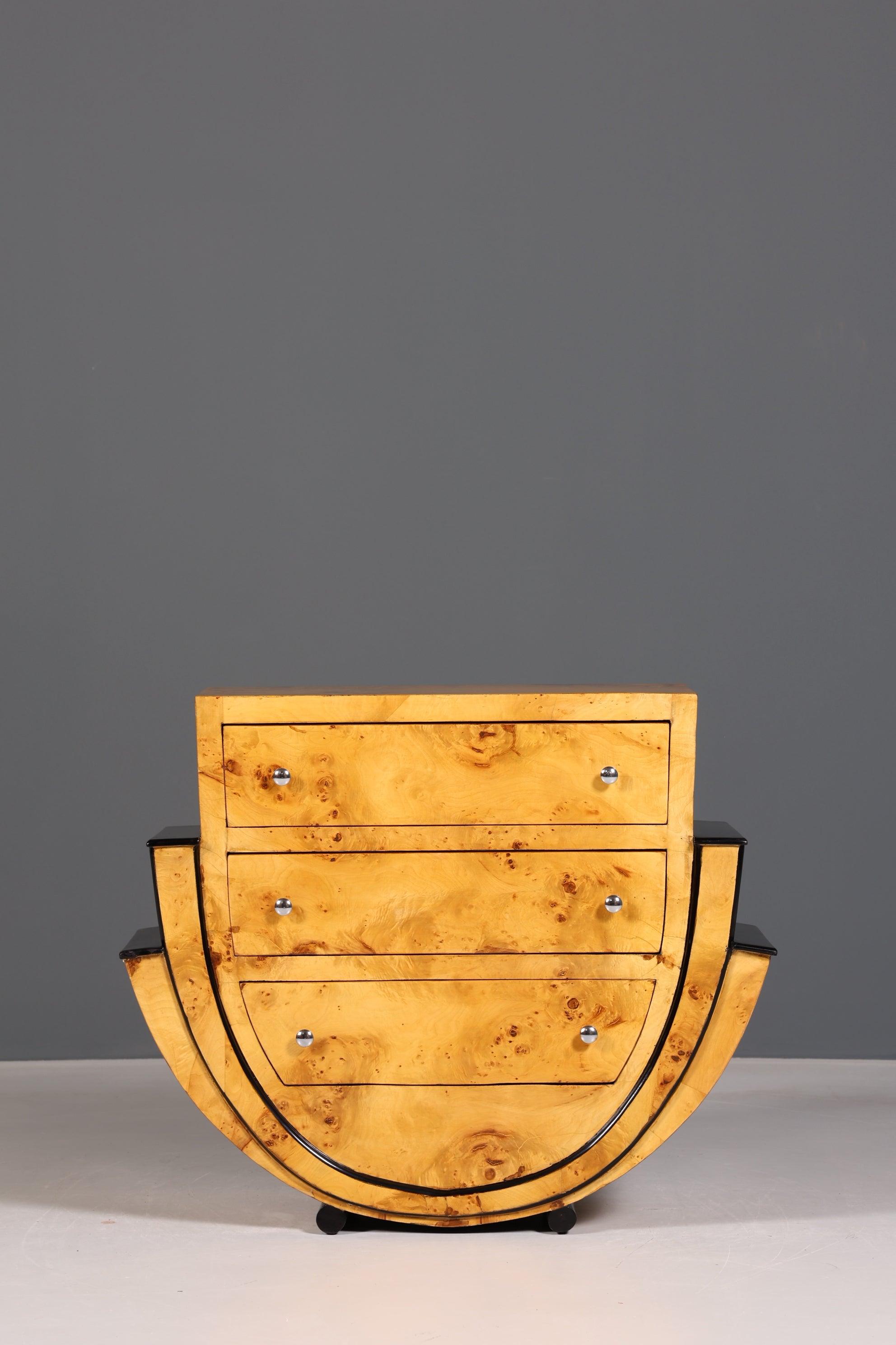 Edles Art Deco Stil Sideboard Wandkonsole Biedermeier Antik Stil Kommode Schubladenkommode