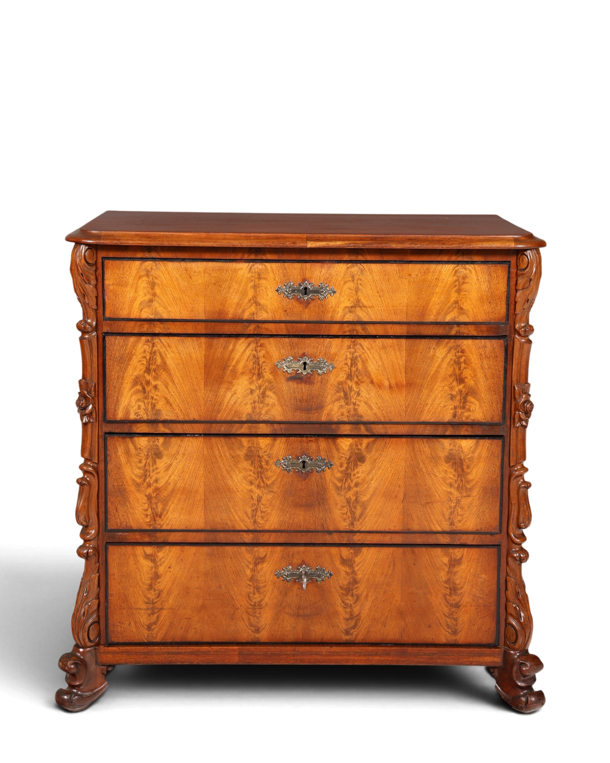 Traumhafte Louis Philippe Kommode Biedermeier Antik Schubladenkommode Sideboard um 1880