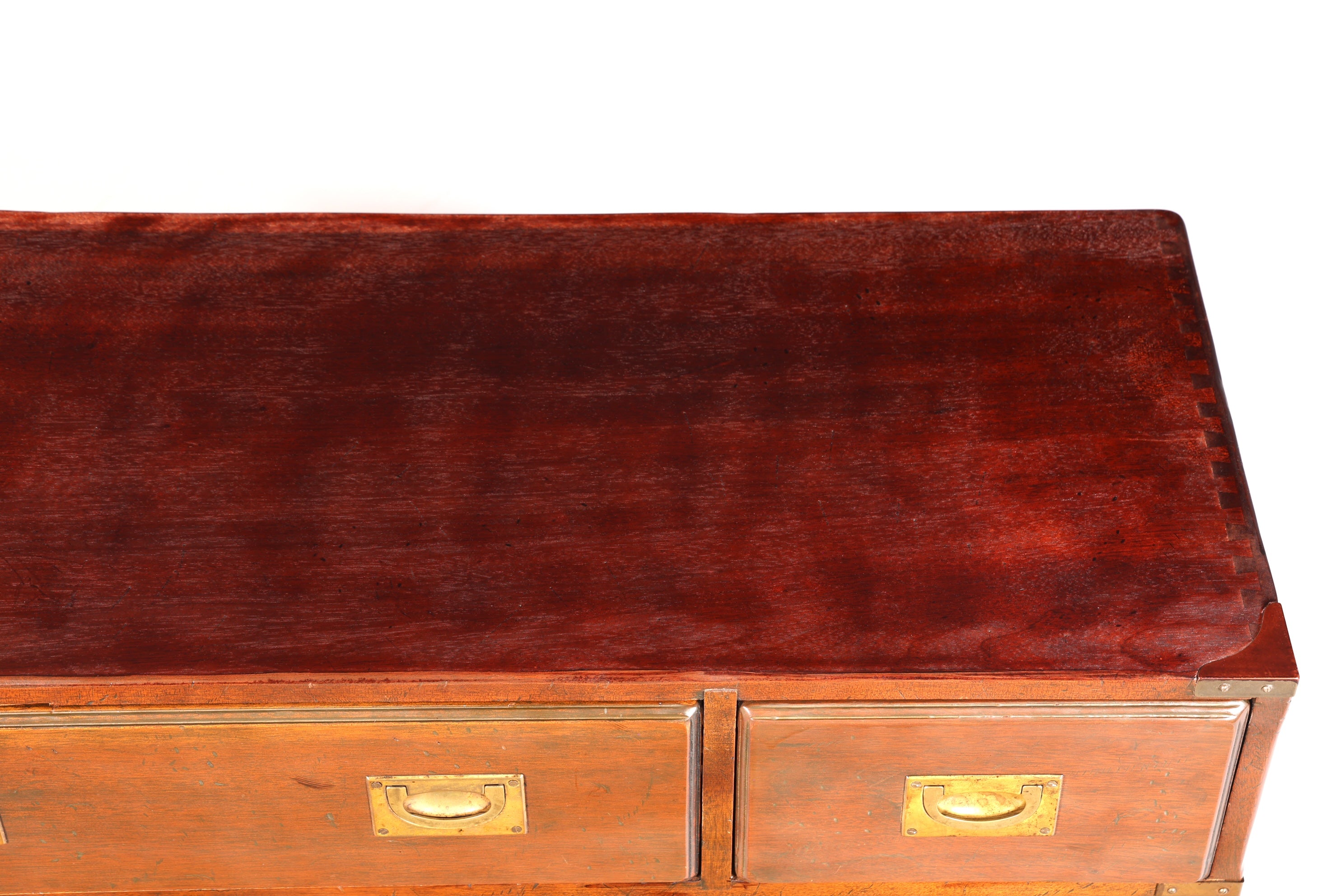 Fantastic Maritime Sideboard English Ship Chest of Drawers English Antique Cabinet Military Chest