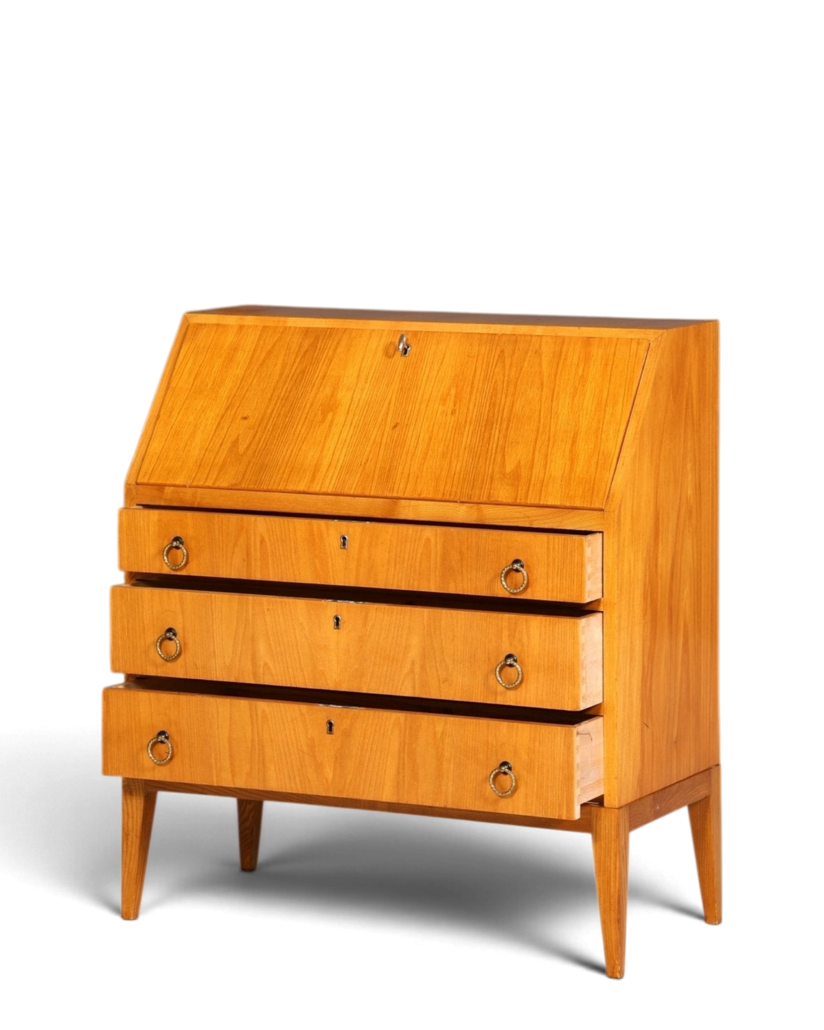 Stilvoller Mid Century Sekretär Danish Design Retro Büro Schrank Vintage Büro Kommode