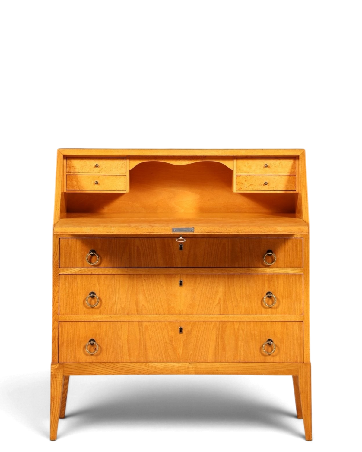 Stilvoller Mid Century Sekretär Danish Design Retro Büro Schrank Vintage Büro Kommode